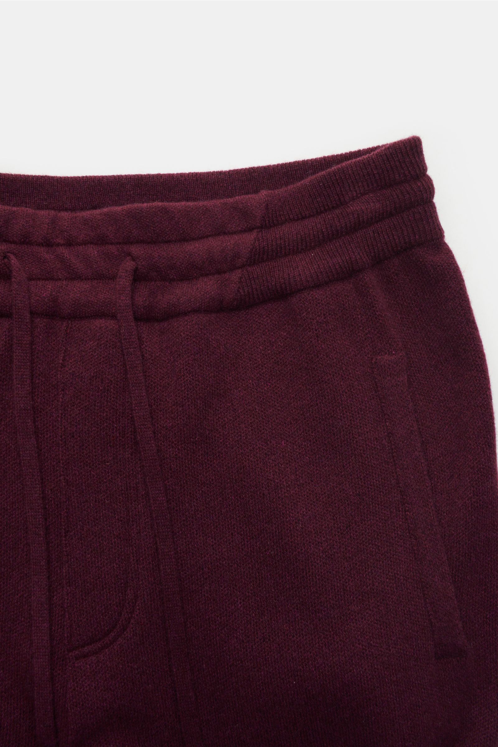 von Braun Cashmere jogger pants burgundy