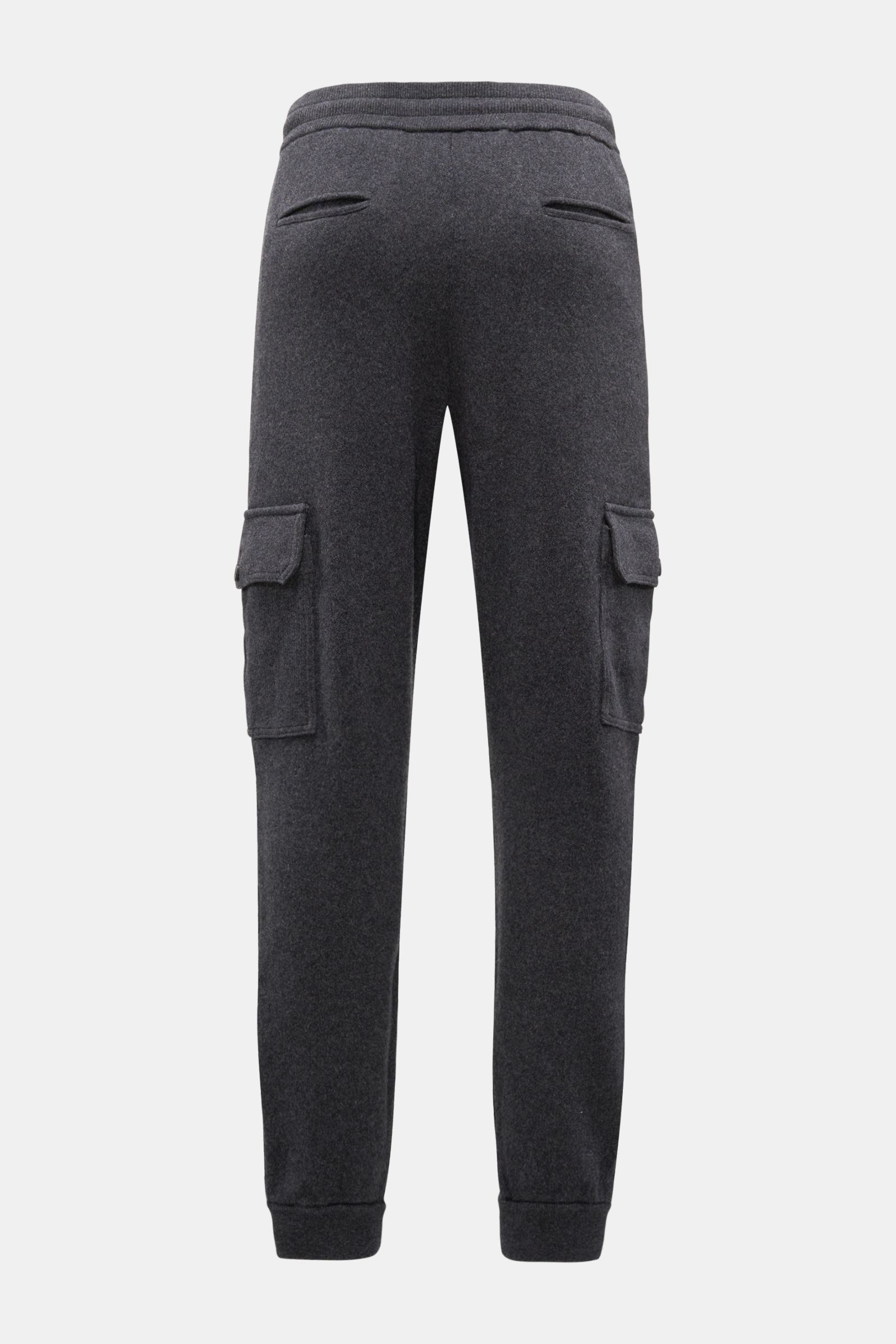 von Braun Cashmere cargo jogger pants anthracite