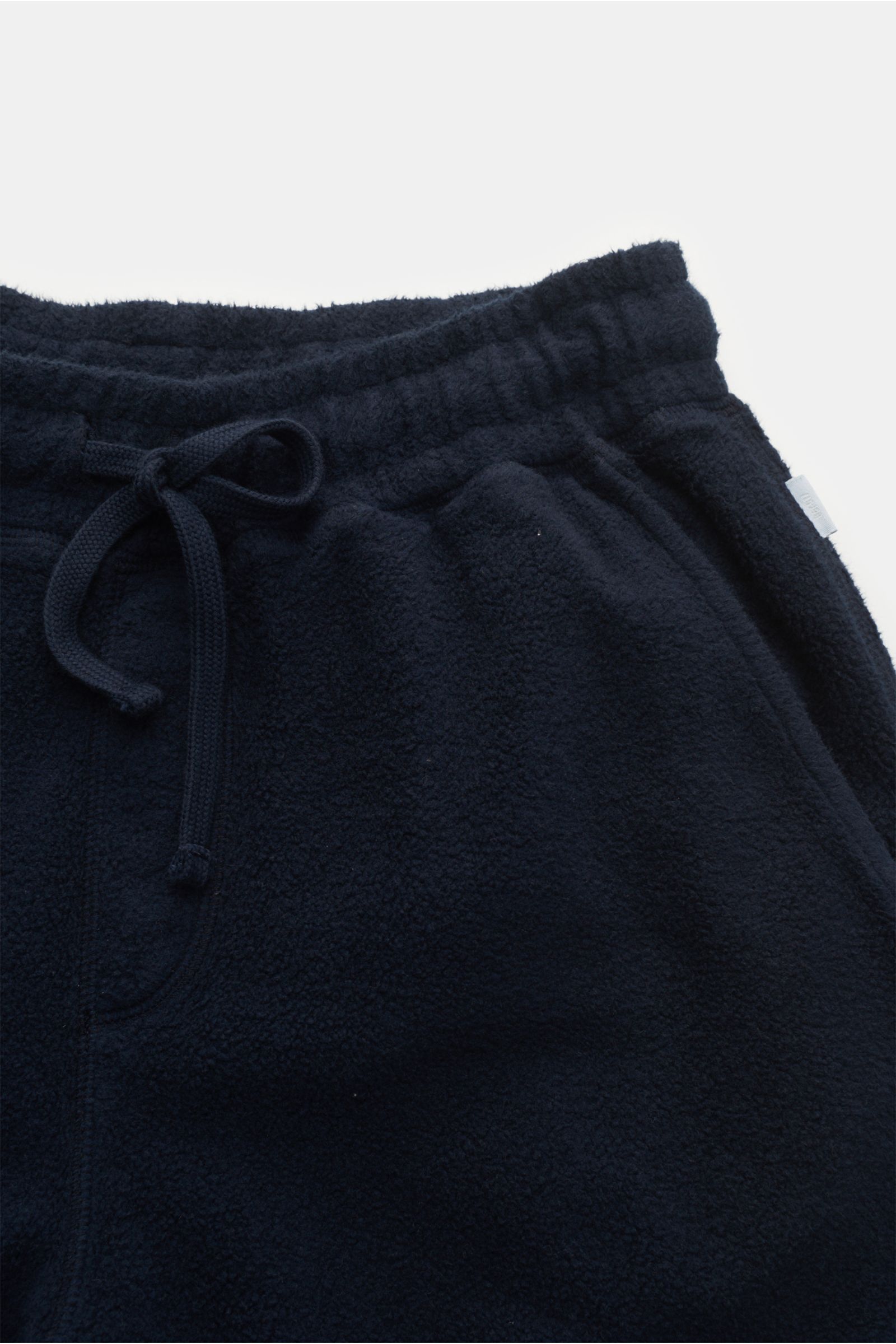 04651/ A trip in a bag Fleece cargo jogger pants 'Oyster' navy