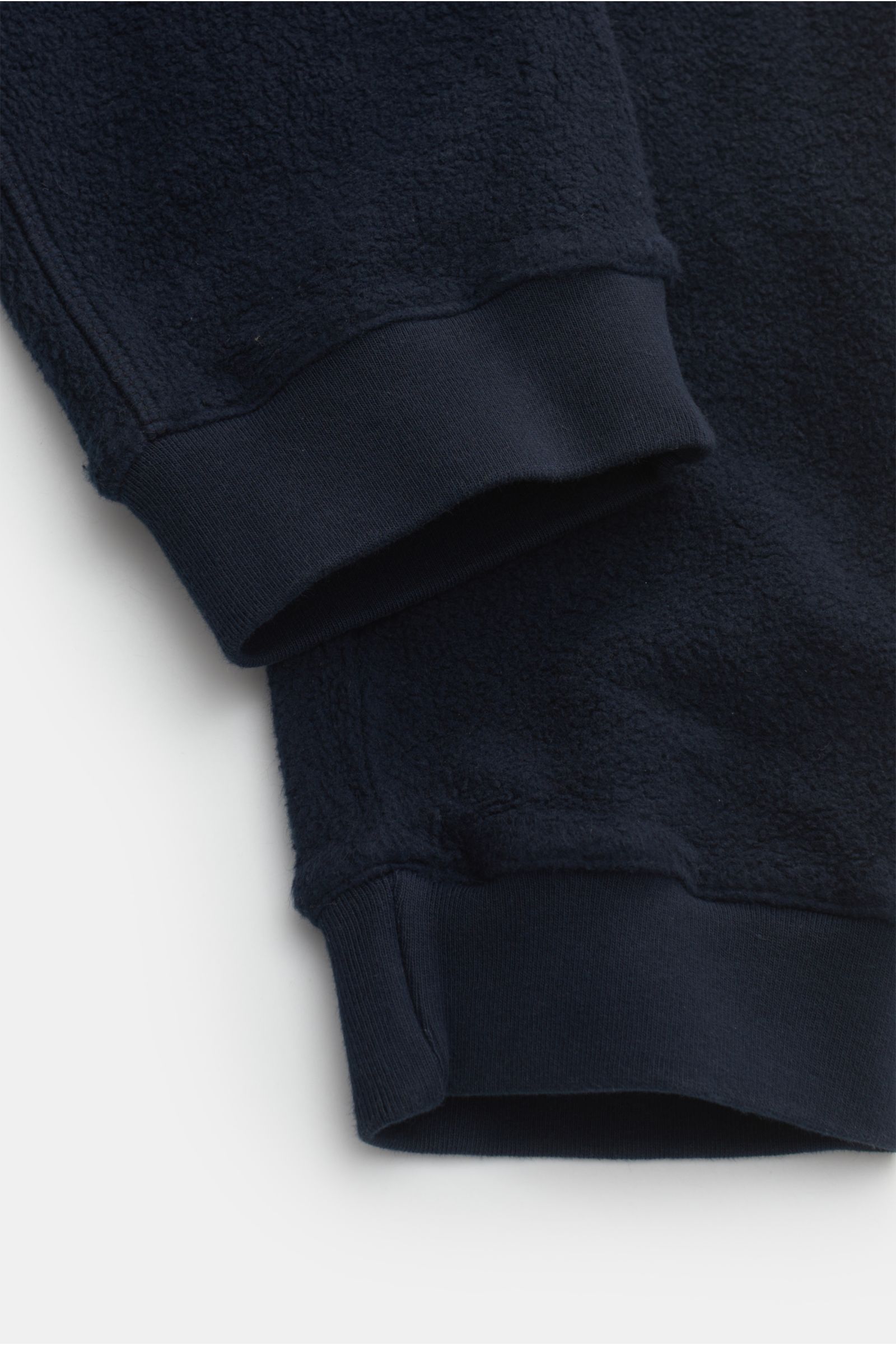 04651/ A trip in a bag Fleece cargo jogger pants 'Oyster' navy