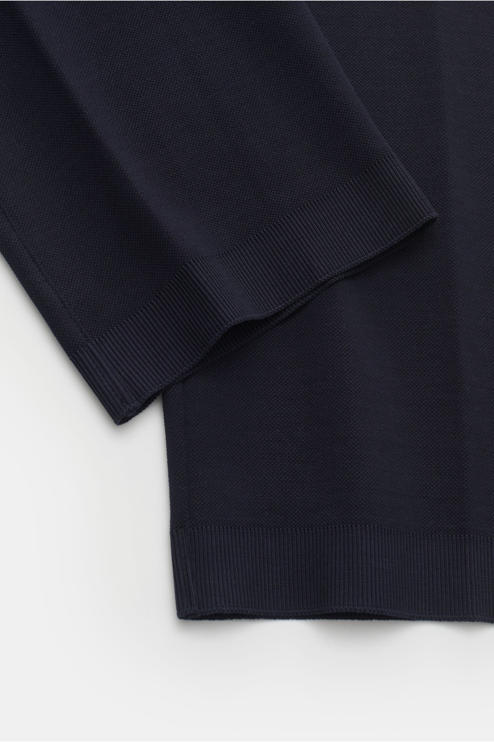 04651/ A trip in a bag Baumwoll-Piqué Jogpants navy