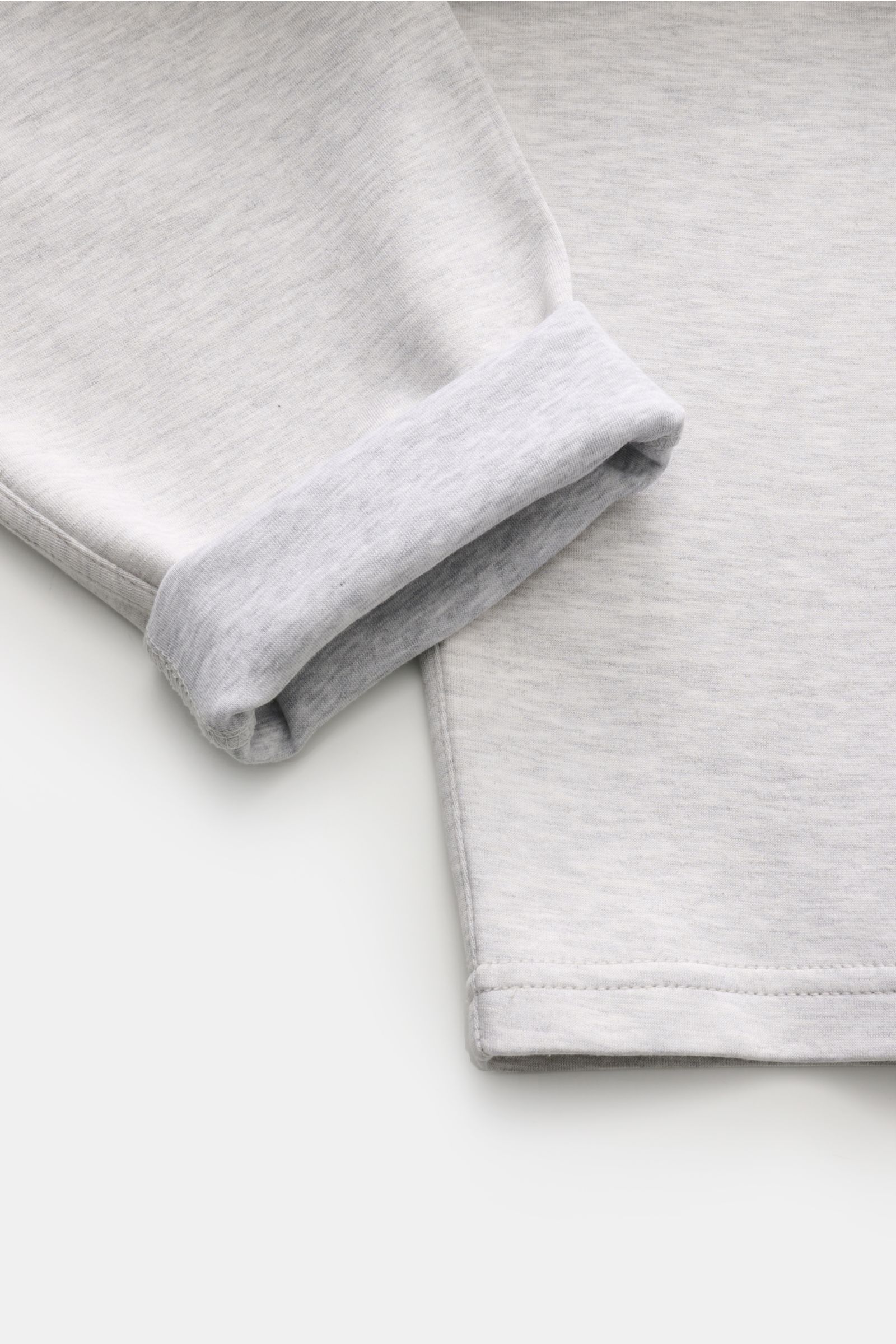 Brunello Cucinelli Sweathose hellgrau meliert