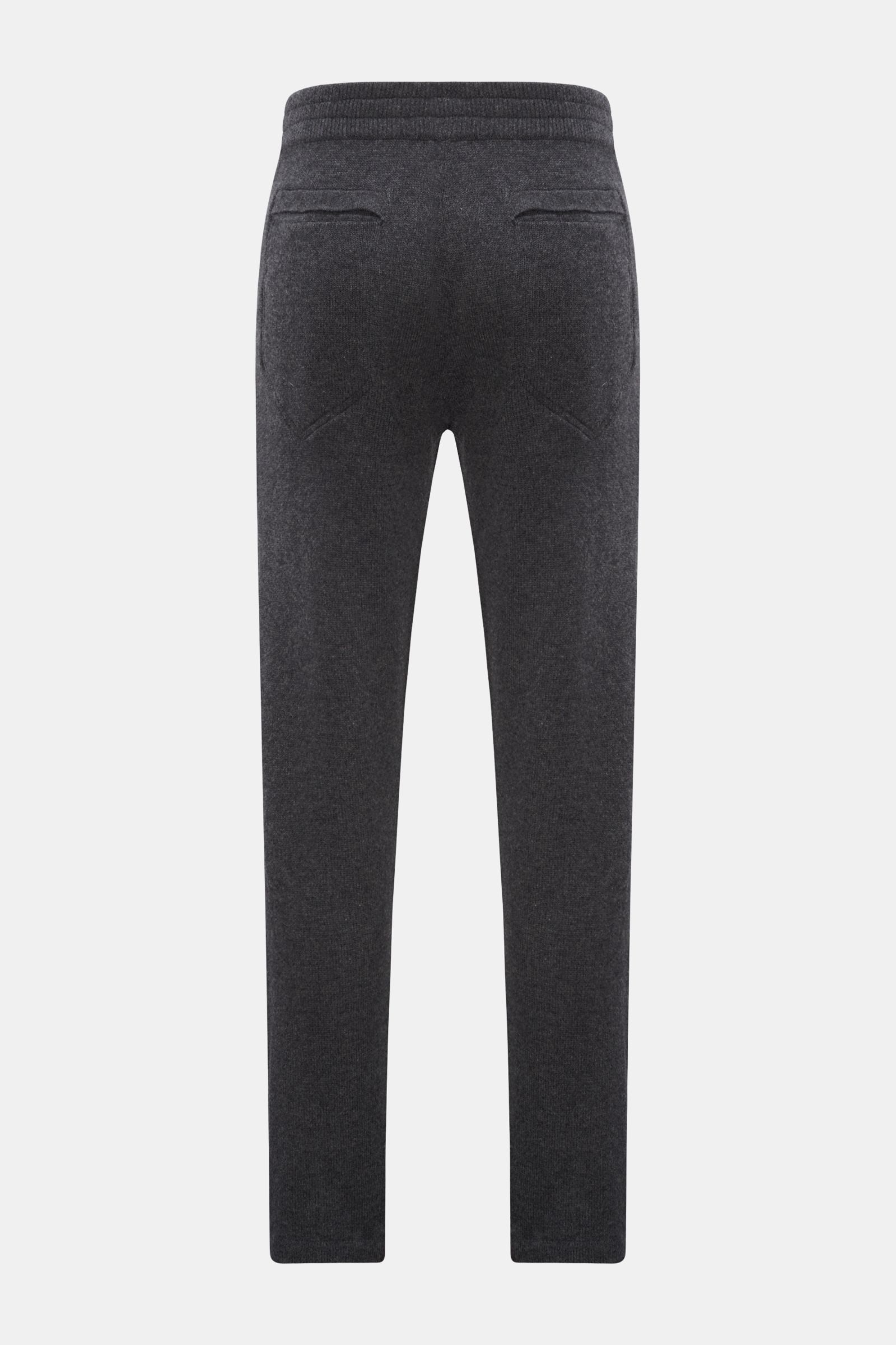 von Braun Cashmere Jogpants dunkelgrau meliert
