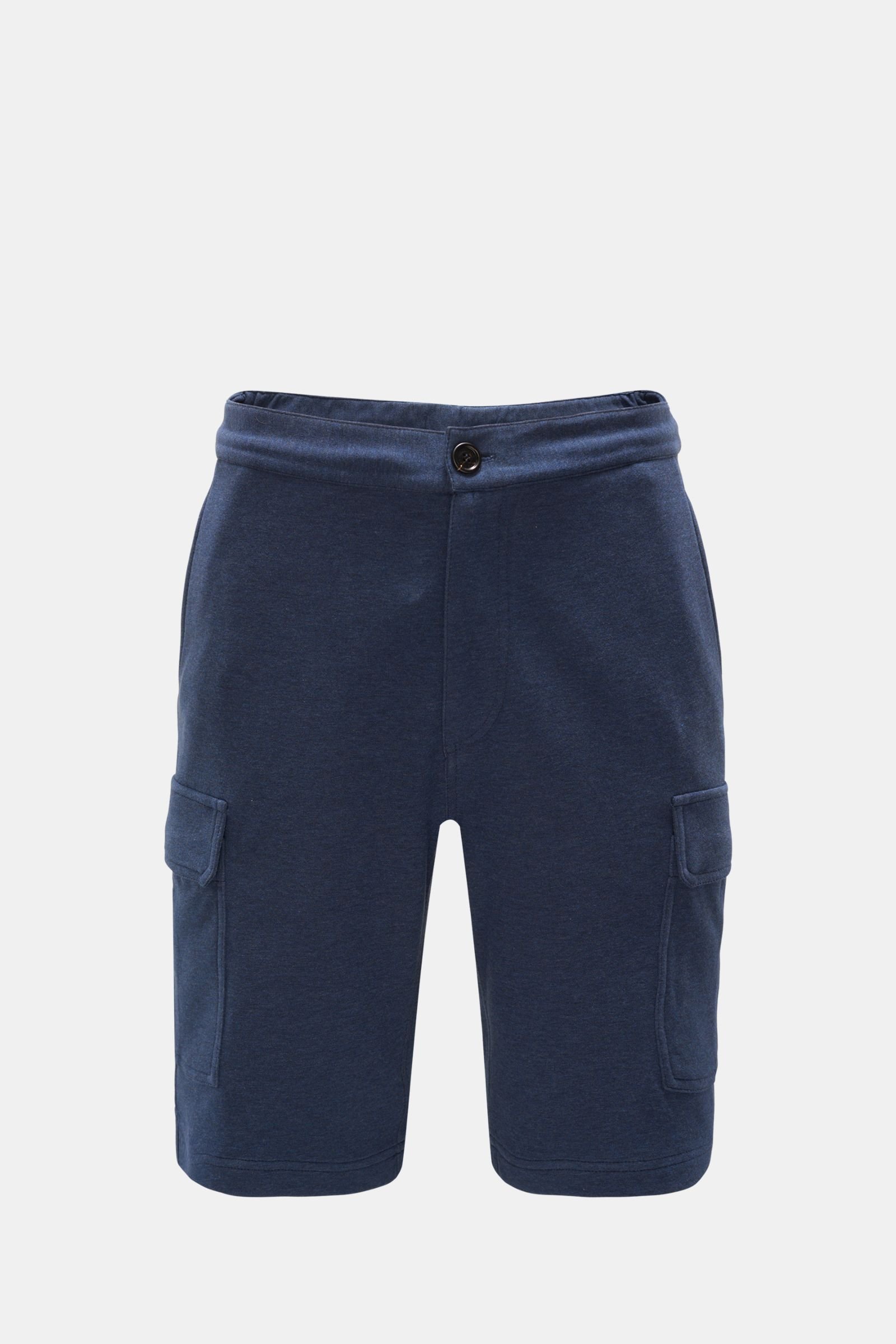 Cargo sweat shorts grey-blue