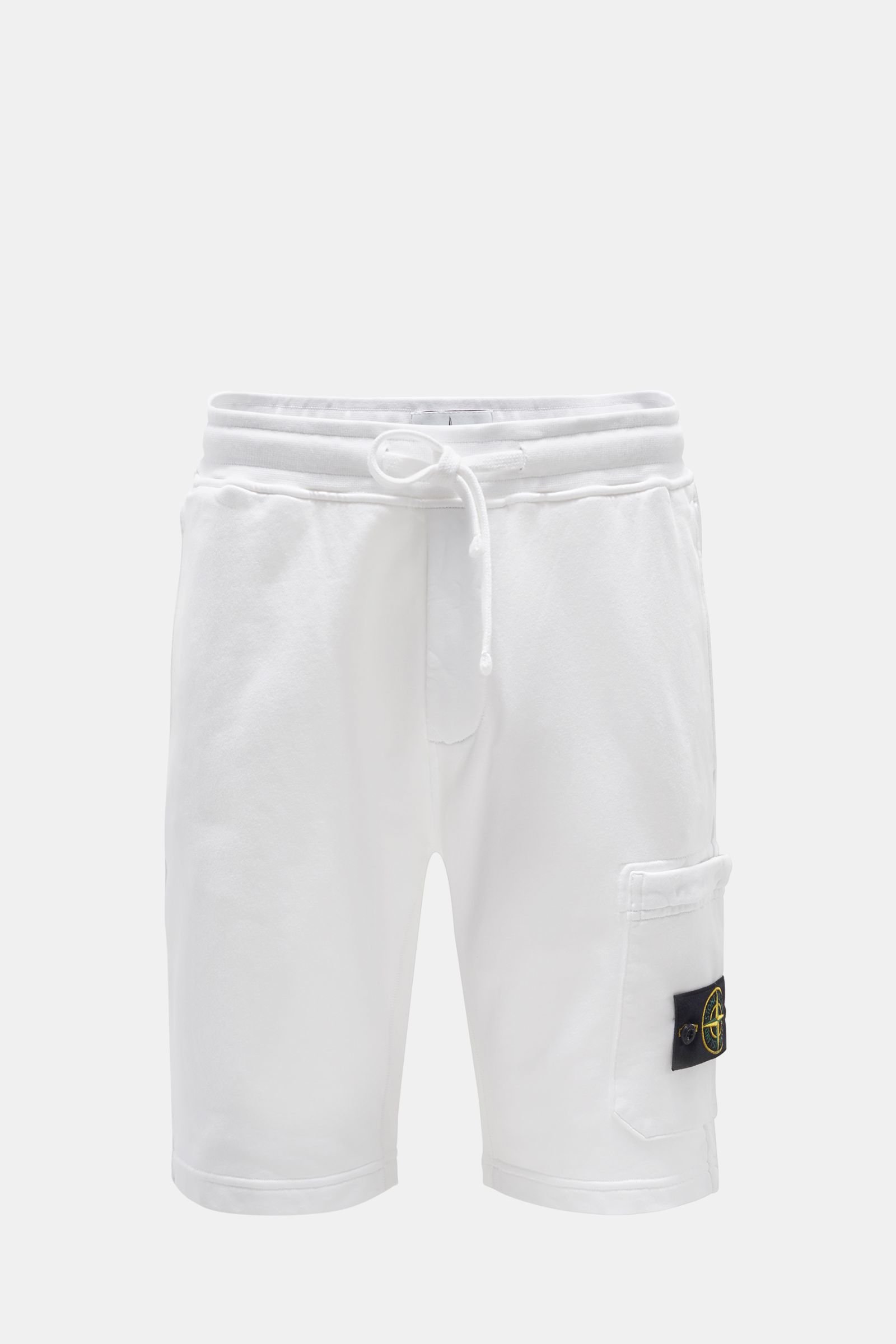 Cargo sweat shorts white