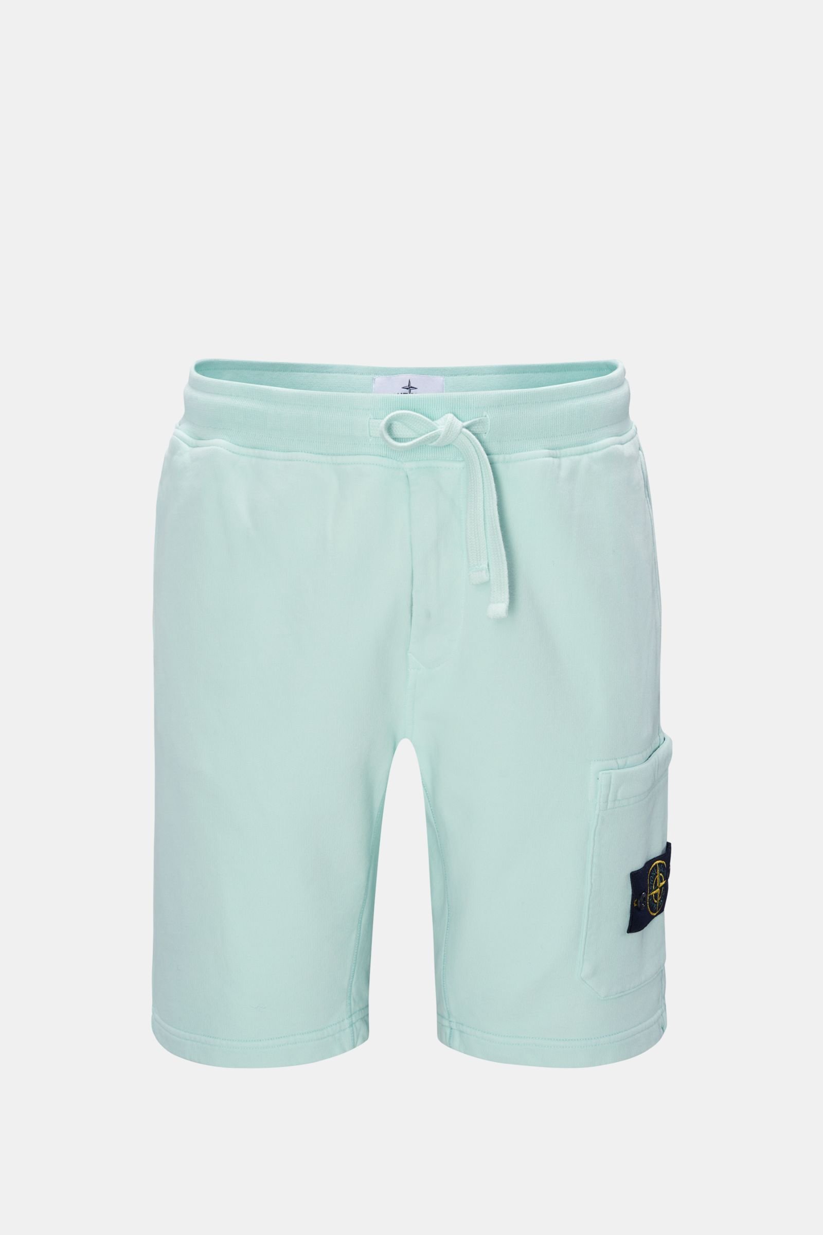 Cargo sweat shorts mint green