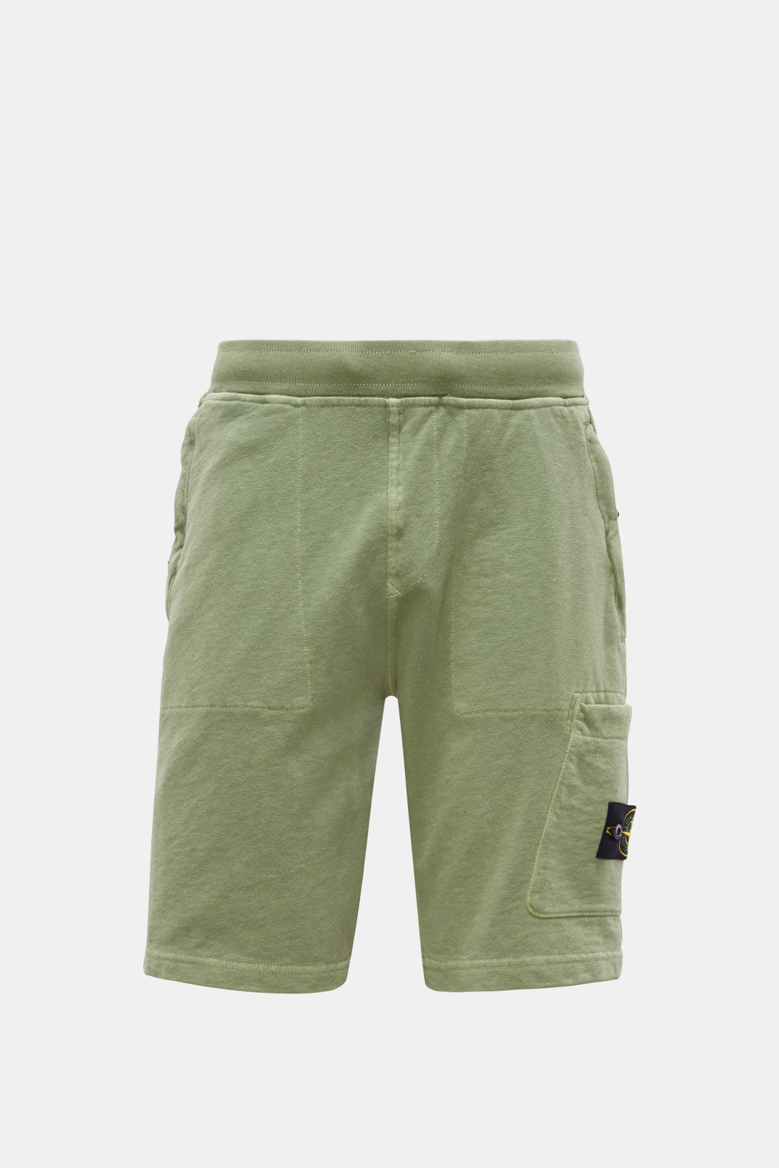 Cargo sweat shorts olive