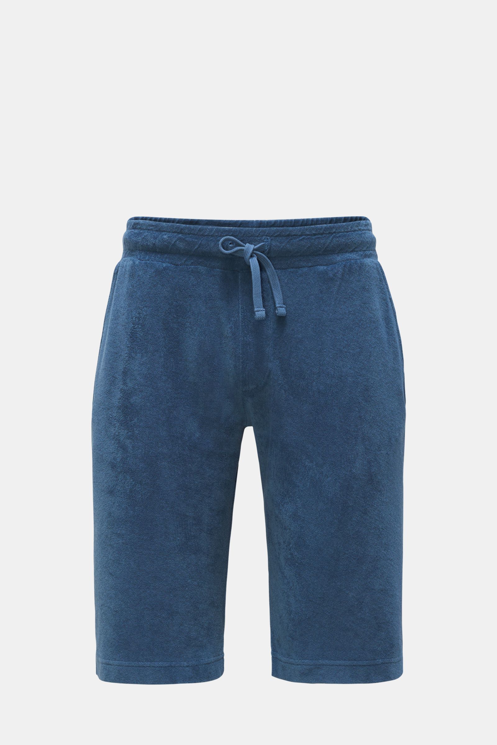 04651/ A trip in a bag Terry bermudas 'Oyster' grey-blue