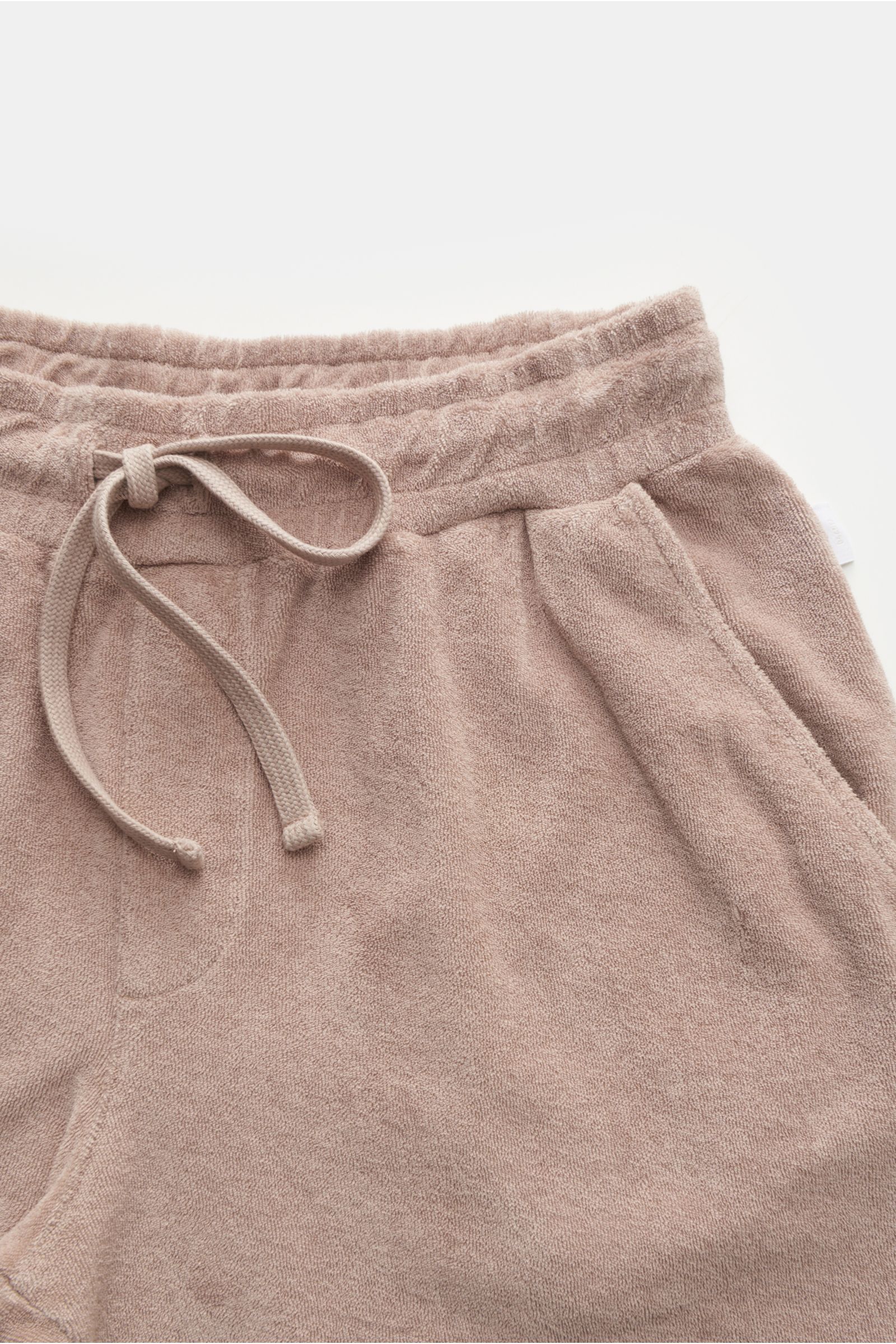 04651/ A trip in a bag Frottee-Bermudas 'Oyster' beige