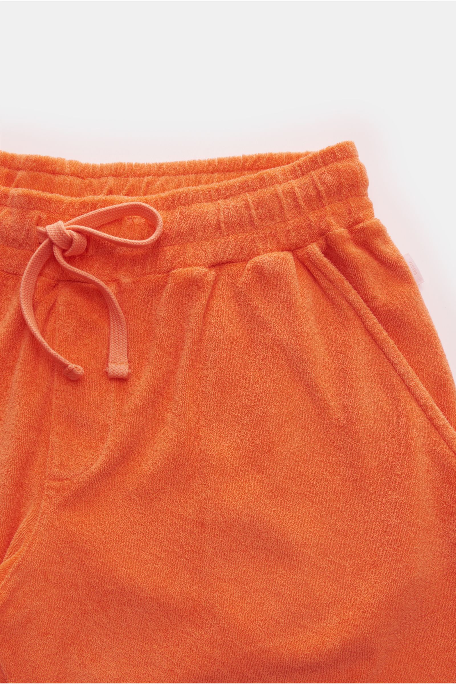 04651/ A trip in a bag Terry bermudas 'Oyster'  orange