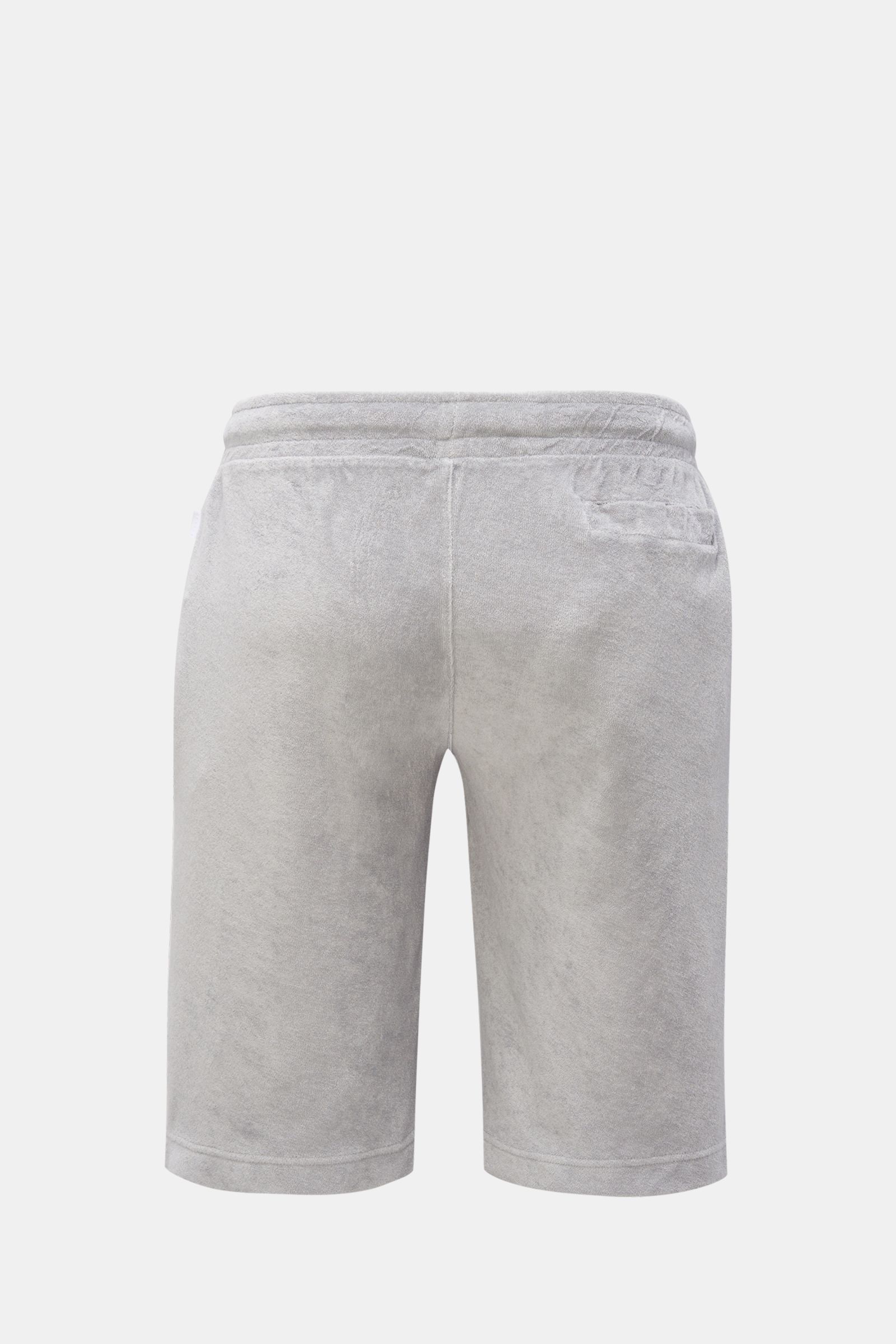 04651/ A trip in a bag Terry bermudas 'Oyster' light grey