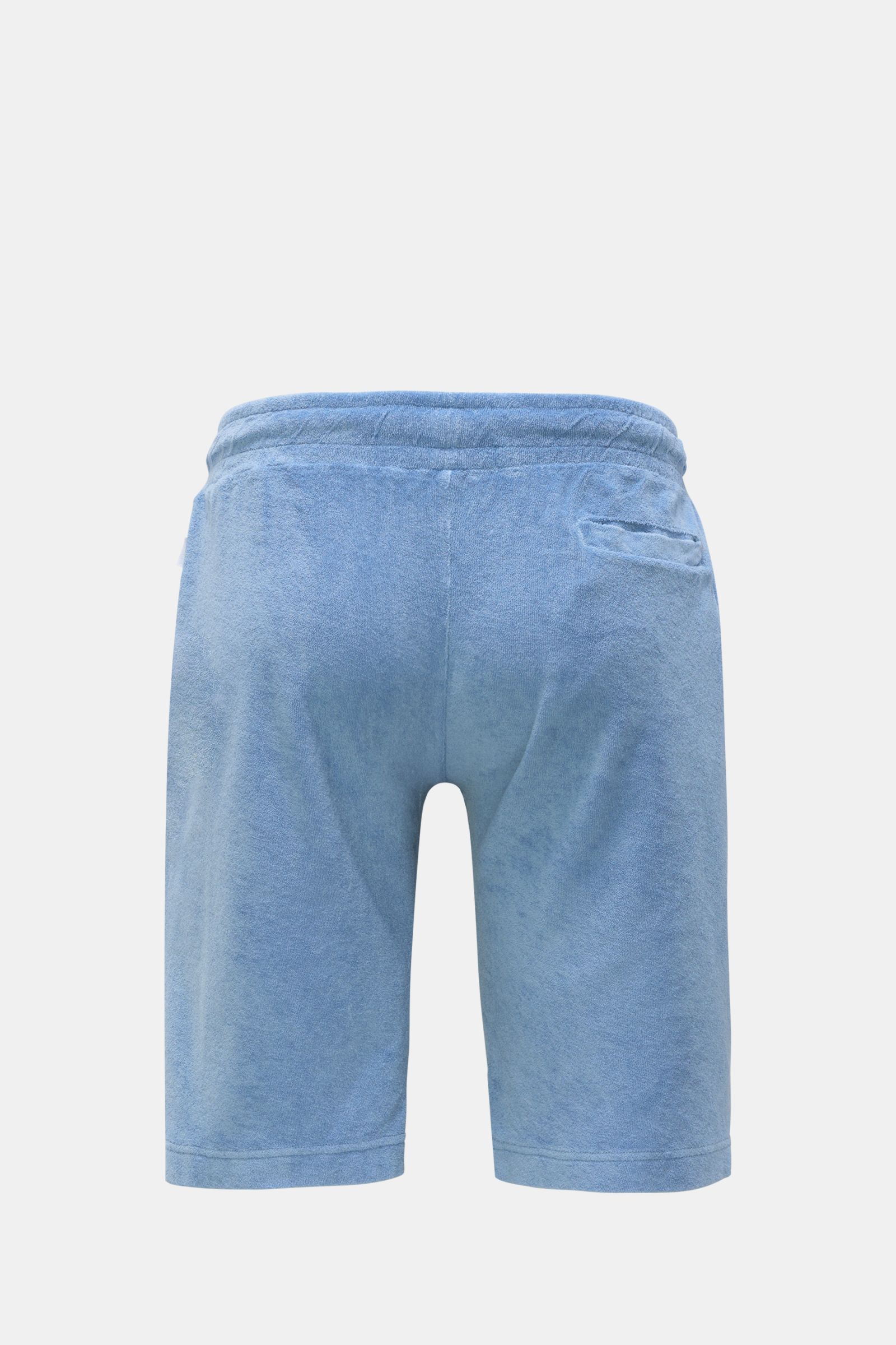 04651/ A trip in a bag Frottee-Bermudas 'Oyster' hellblau