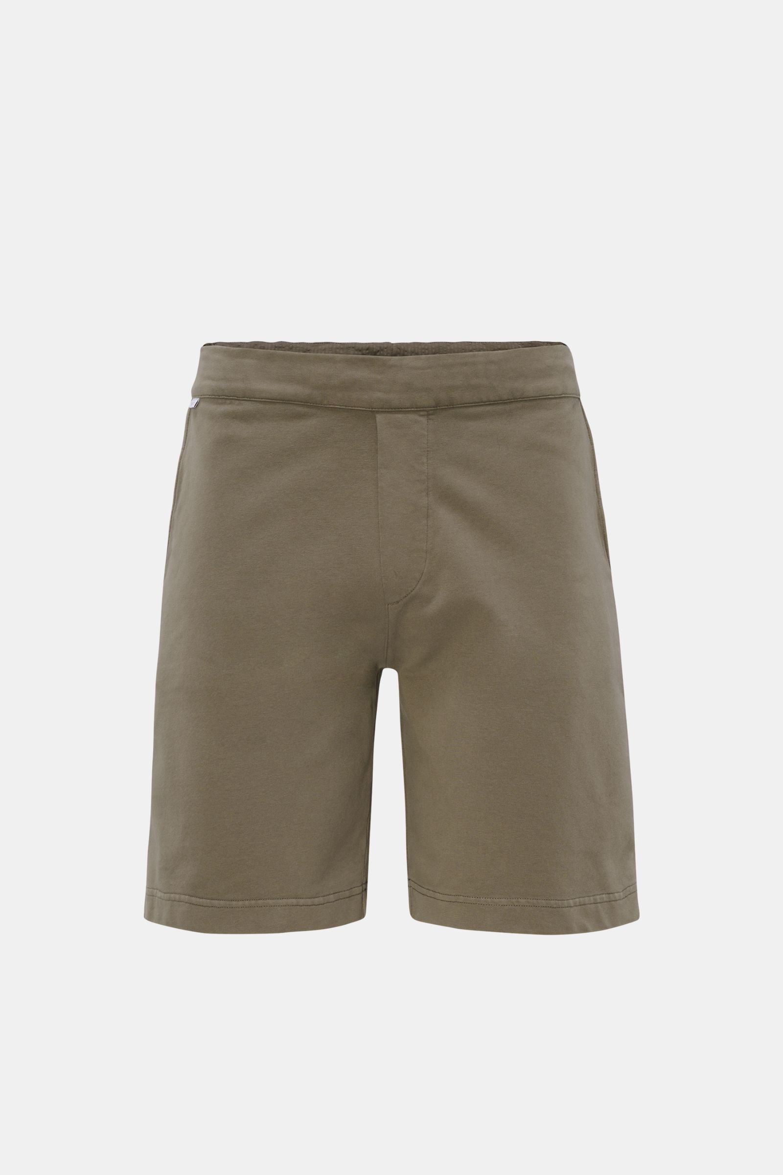 04651/ A trip in a bag Sweat-Shorts oliv