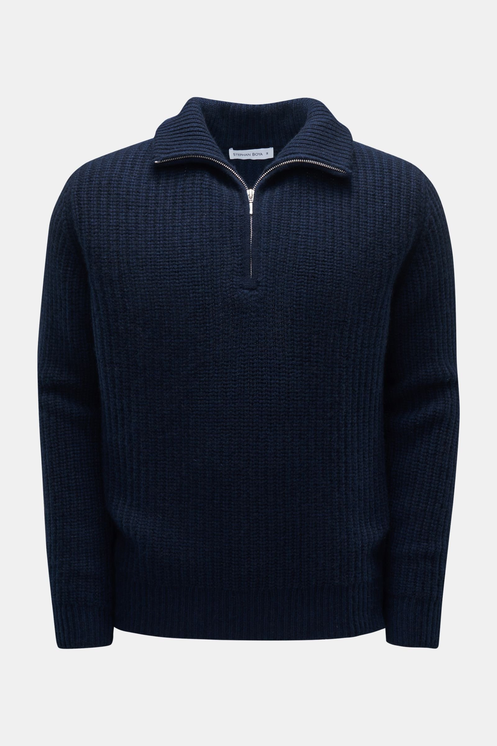 Cashmere Troyer 'Phil' navy