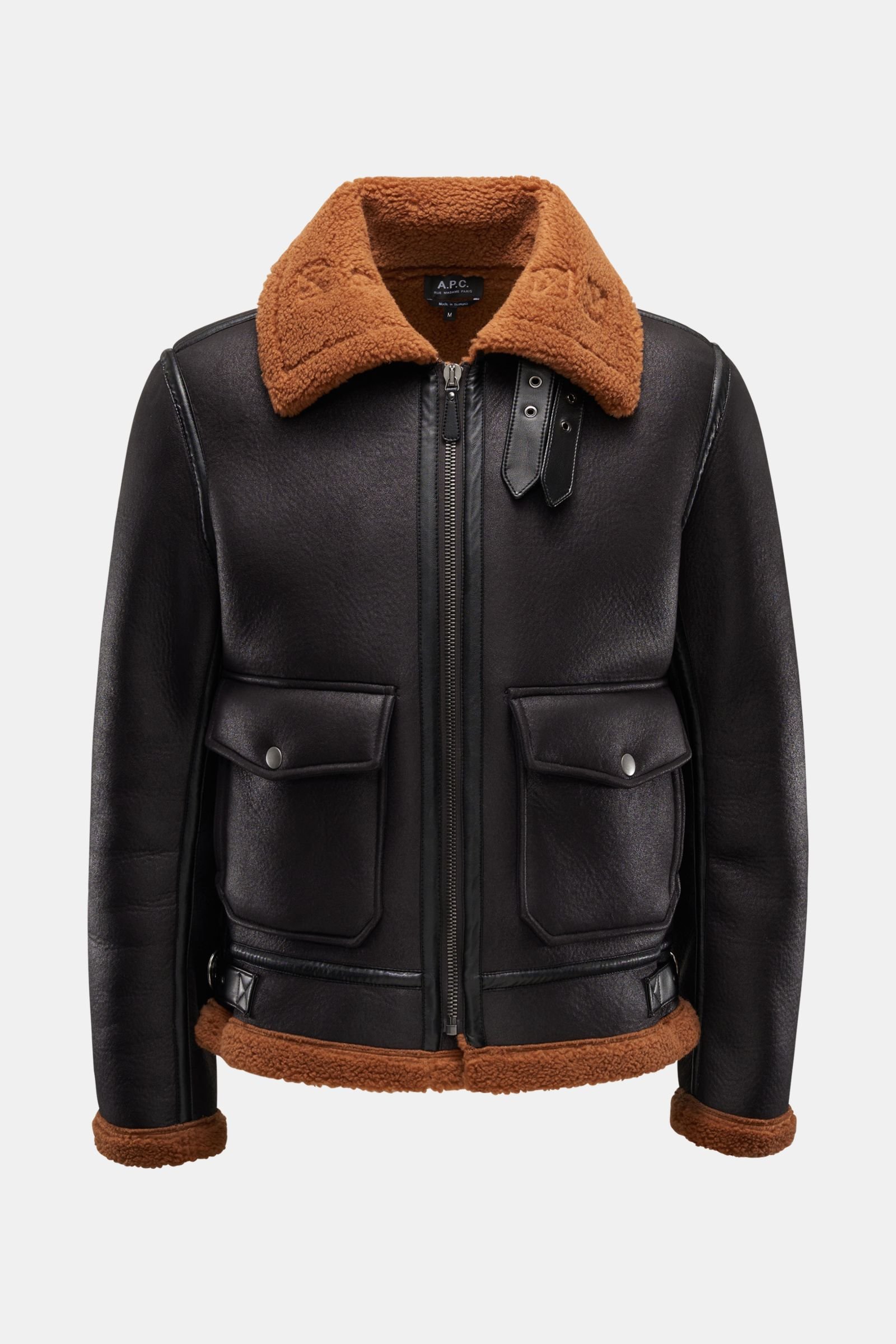 Jacket 'Tom' black/brown
