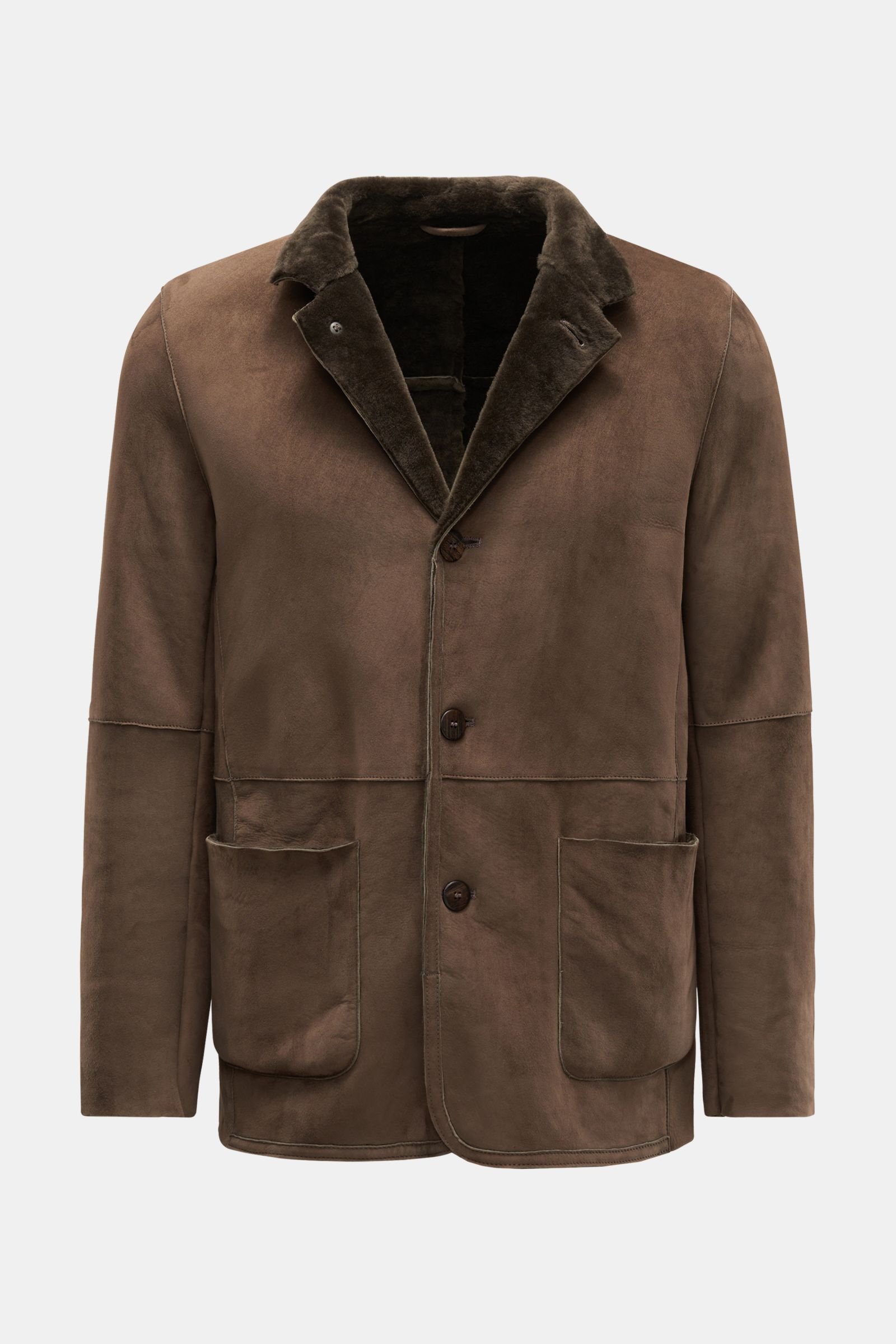 Shearling jacket brown