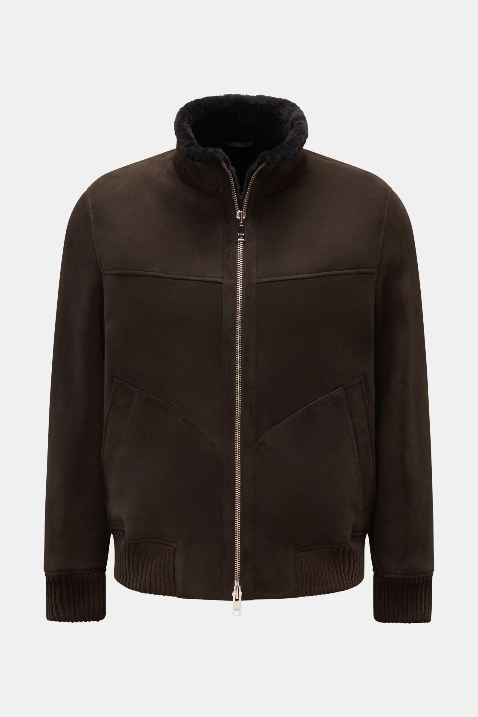Arma Lammfellblouson 'Arek' dunkelbraun