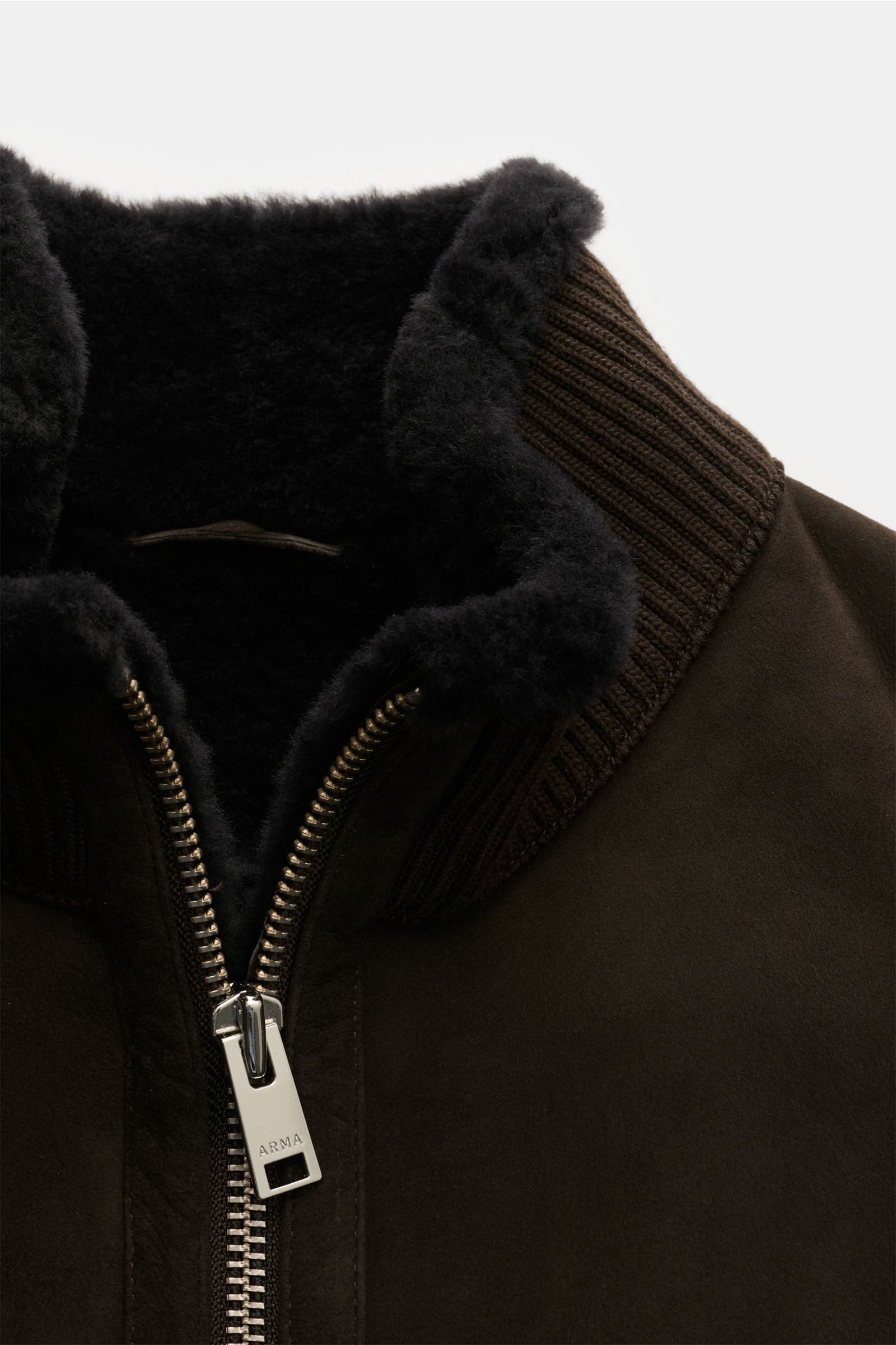 Arma Lammfellblouson 'Arek' dunkelbraun