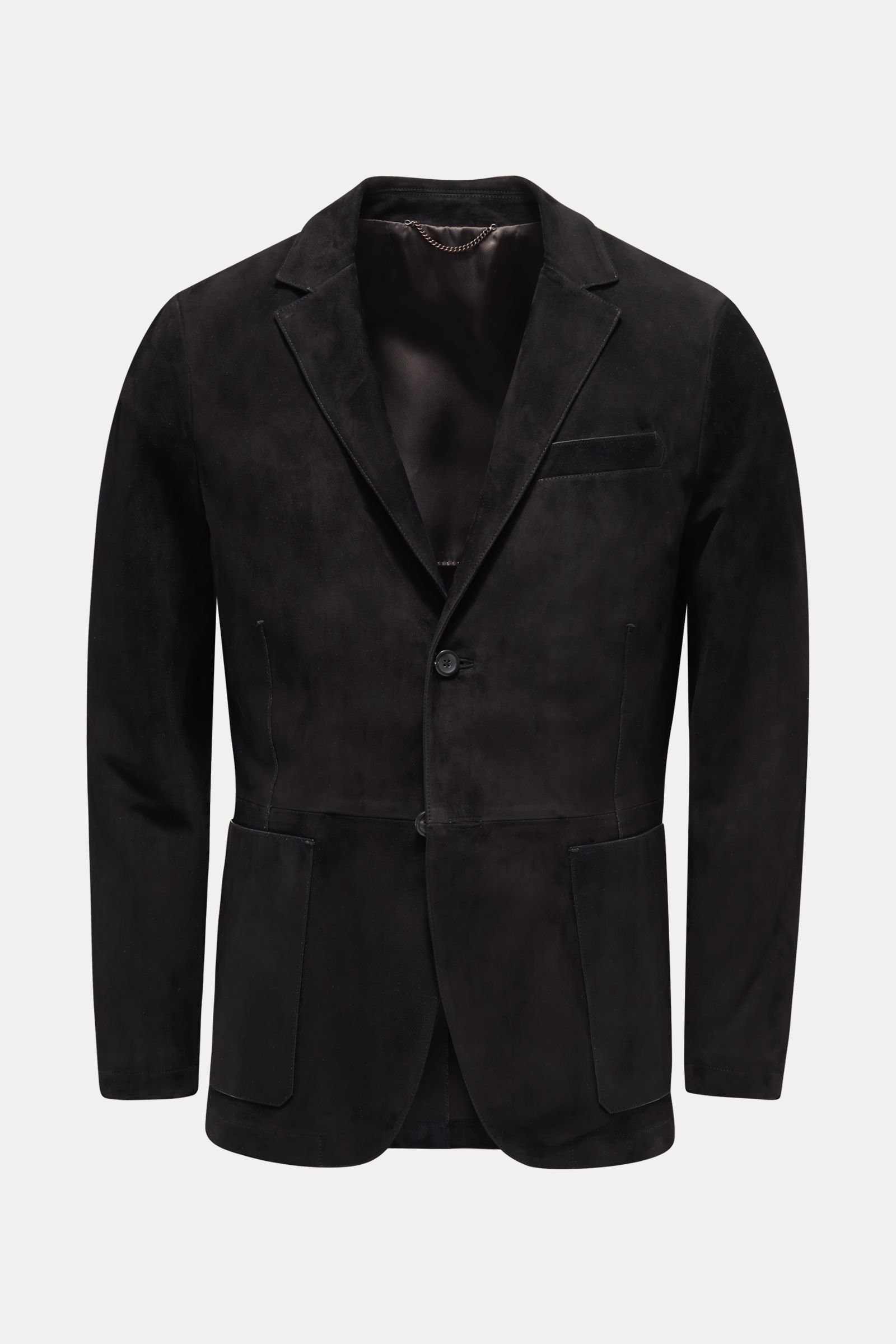 Suede jacket black