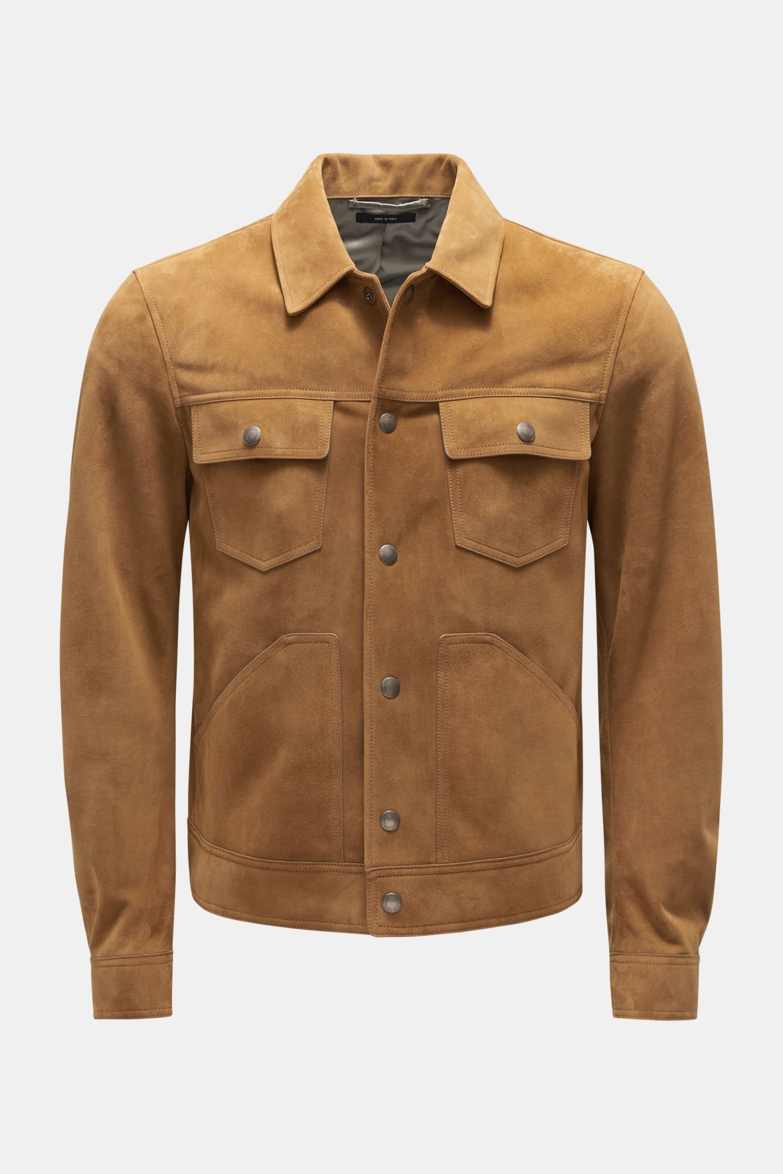 Suede jacket light brown 