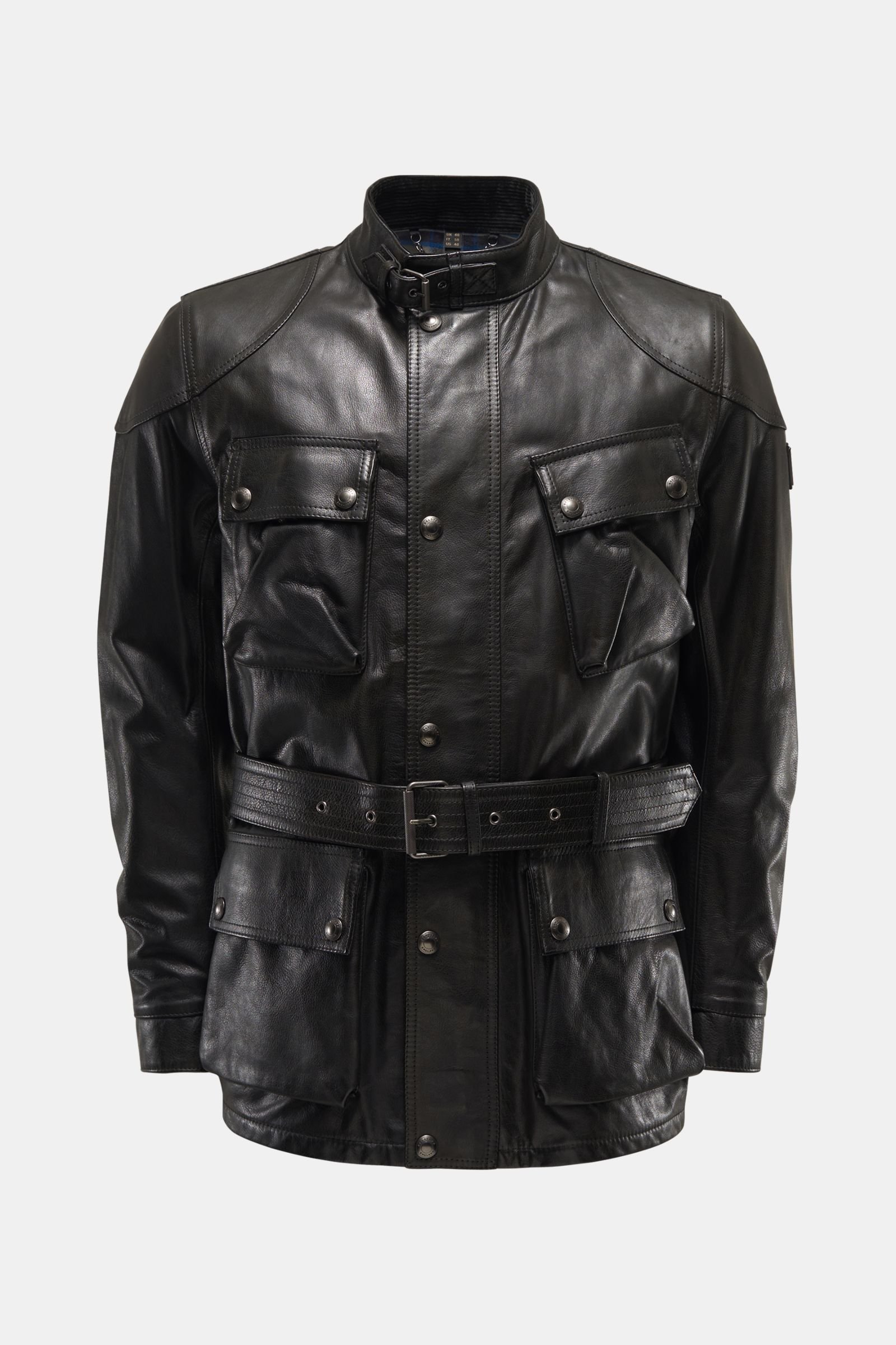 Leather jacket 'Trialmaster Panther 2.0' black