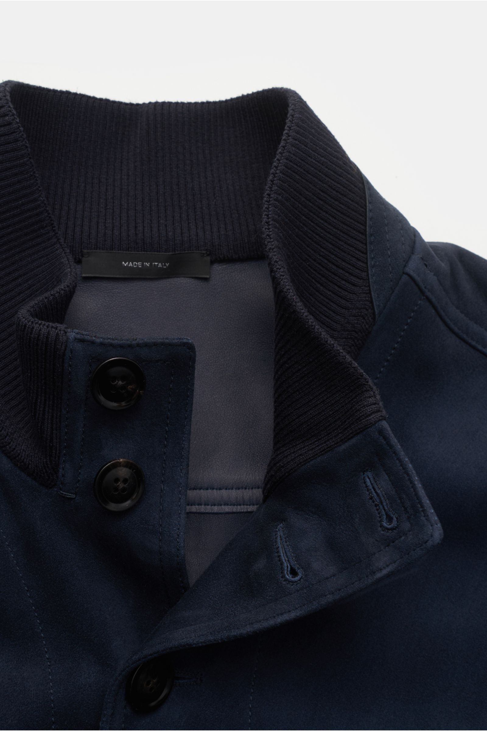 Tom Ford Veloursleder-Blouson navy