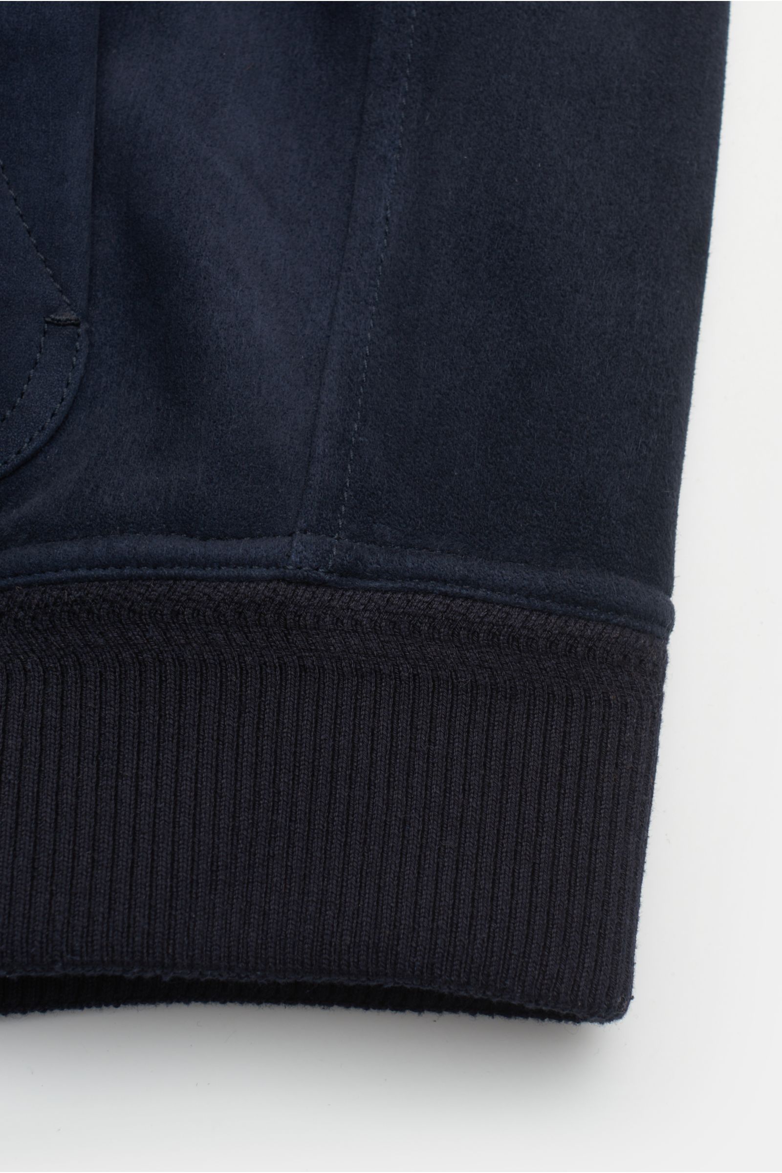 Tom Ford Veloursleder-Blouson navy