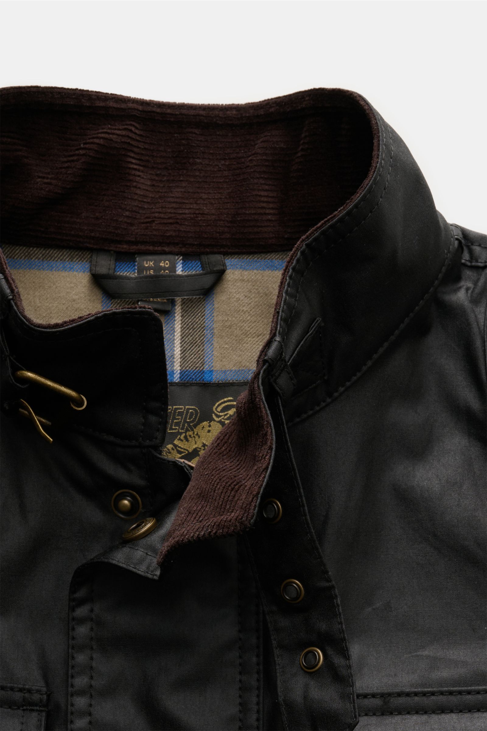 Belstaff Wachsjacke 'Racemaster' schwarz