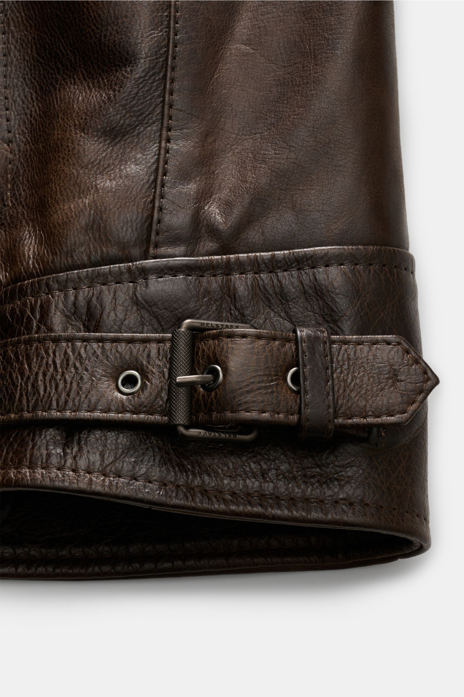 Belstaff Lederjacke 'Outlaw' dunkelbraun