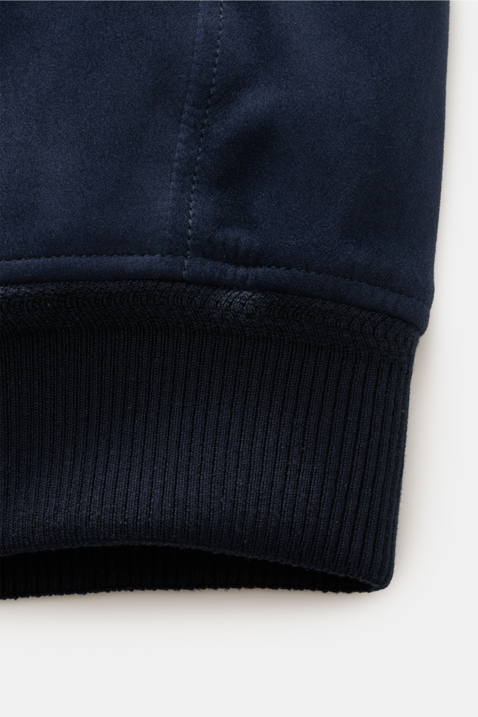 Tom Ford Veloursleder-Blouson navy