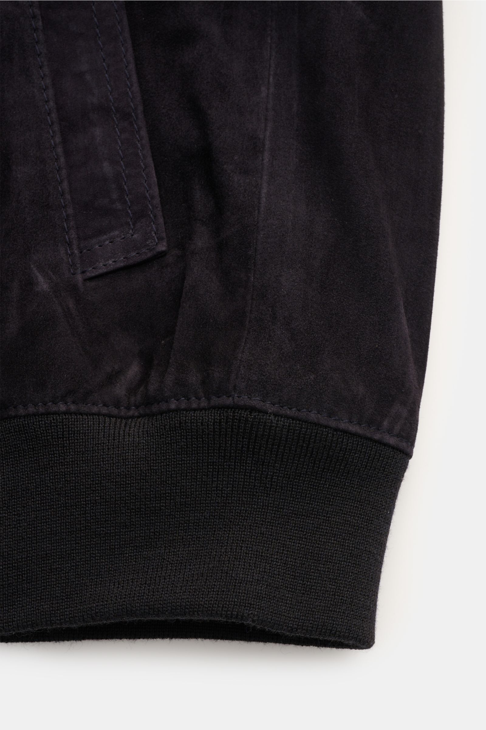 Windsor Veloursleder Blouson 'Borello' navy