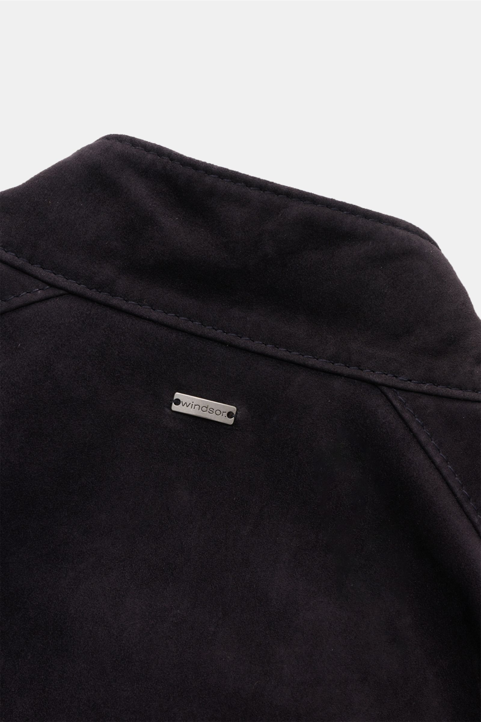 Windsor Veloursleder Blouson 'Borello' navy