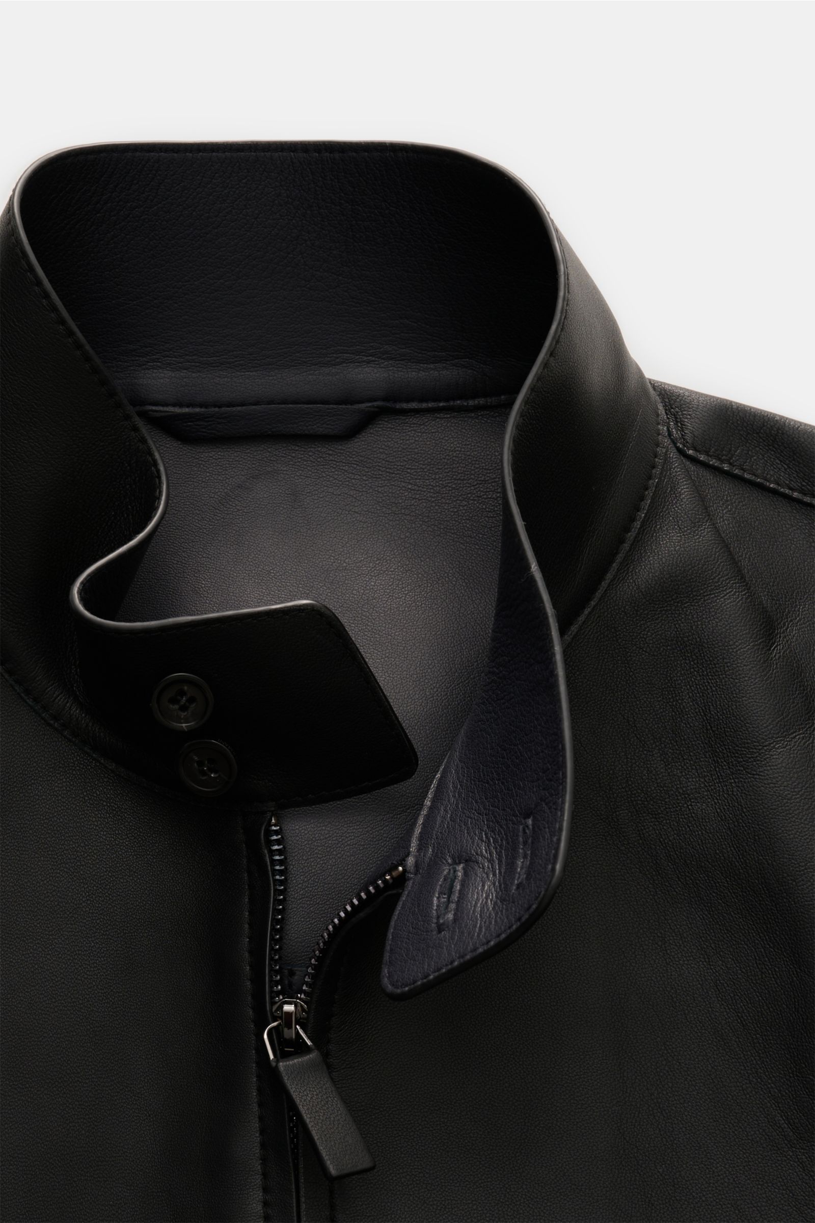 Emporio Armani Lederjacke schwarz