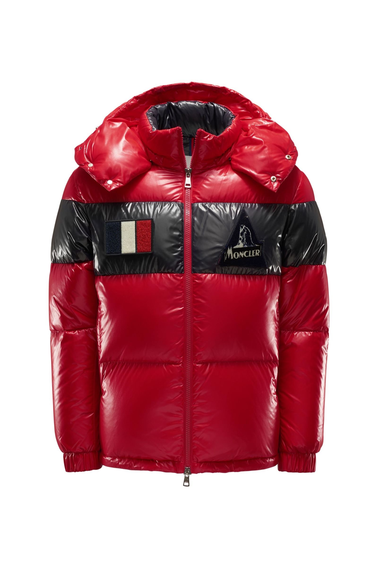 Down jacket 'Gary' red/navy