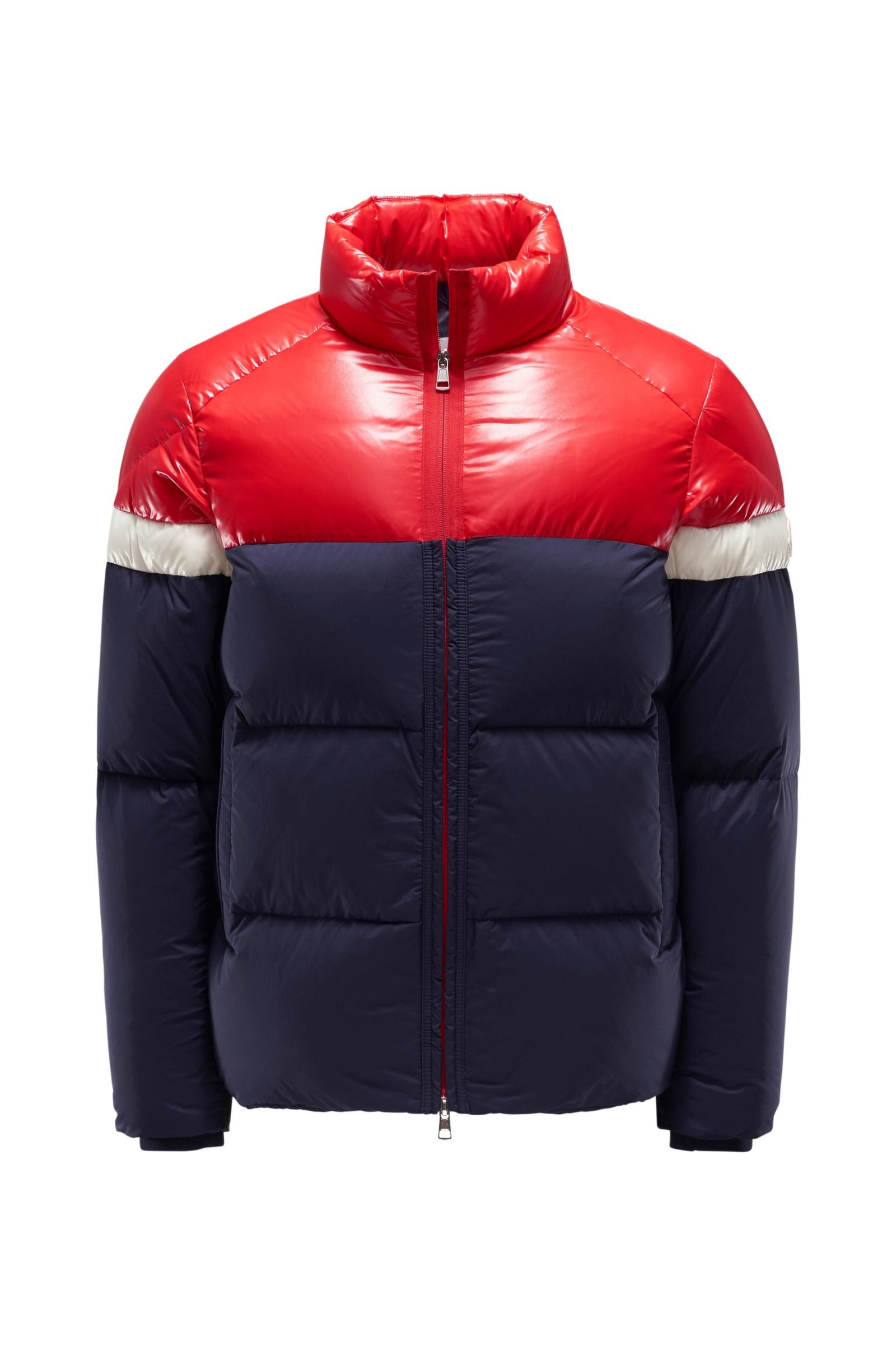 Down jacket 'Konic' red/white/navy