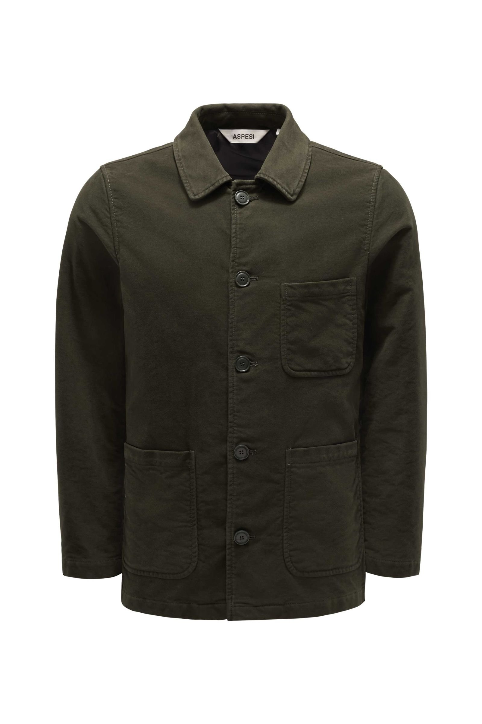 Fustian jacket 'Tadao Winter' olive