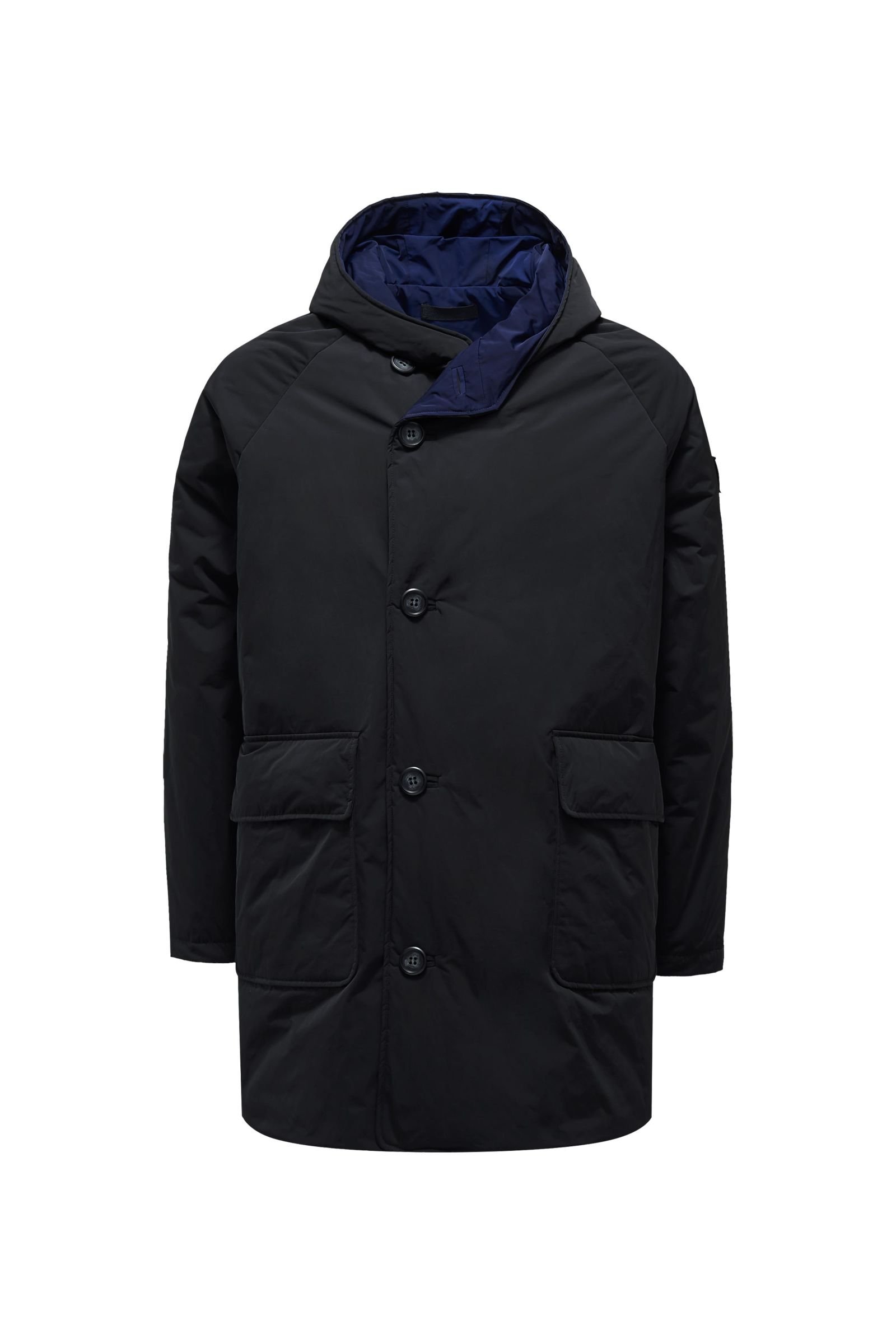 Reversible jacket black/dark blue