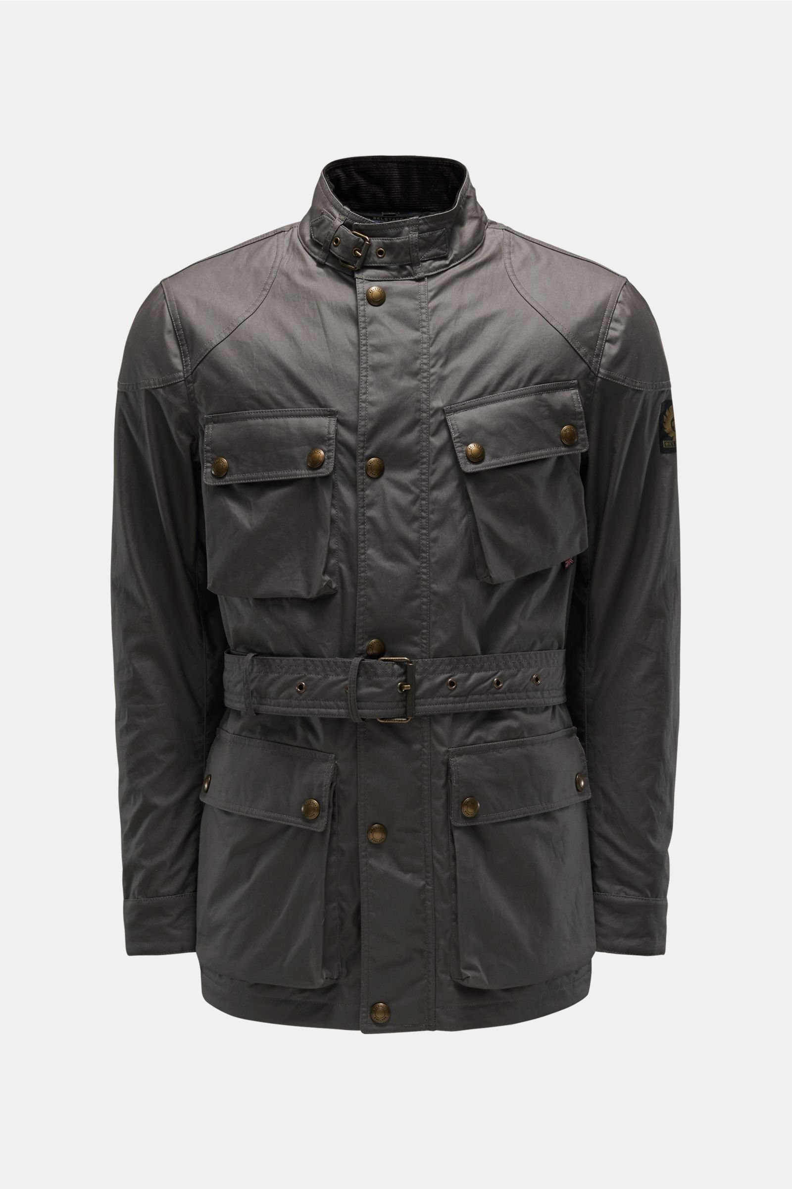 Waxed jacket 'Trialmaster' dark grey