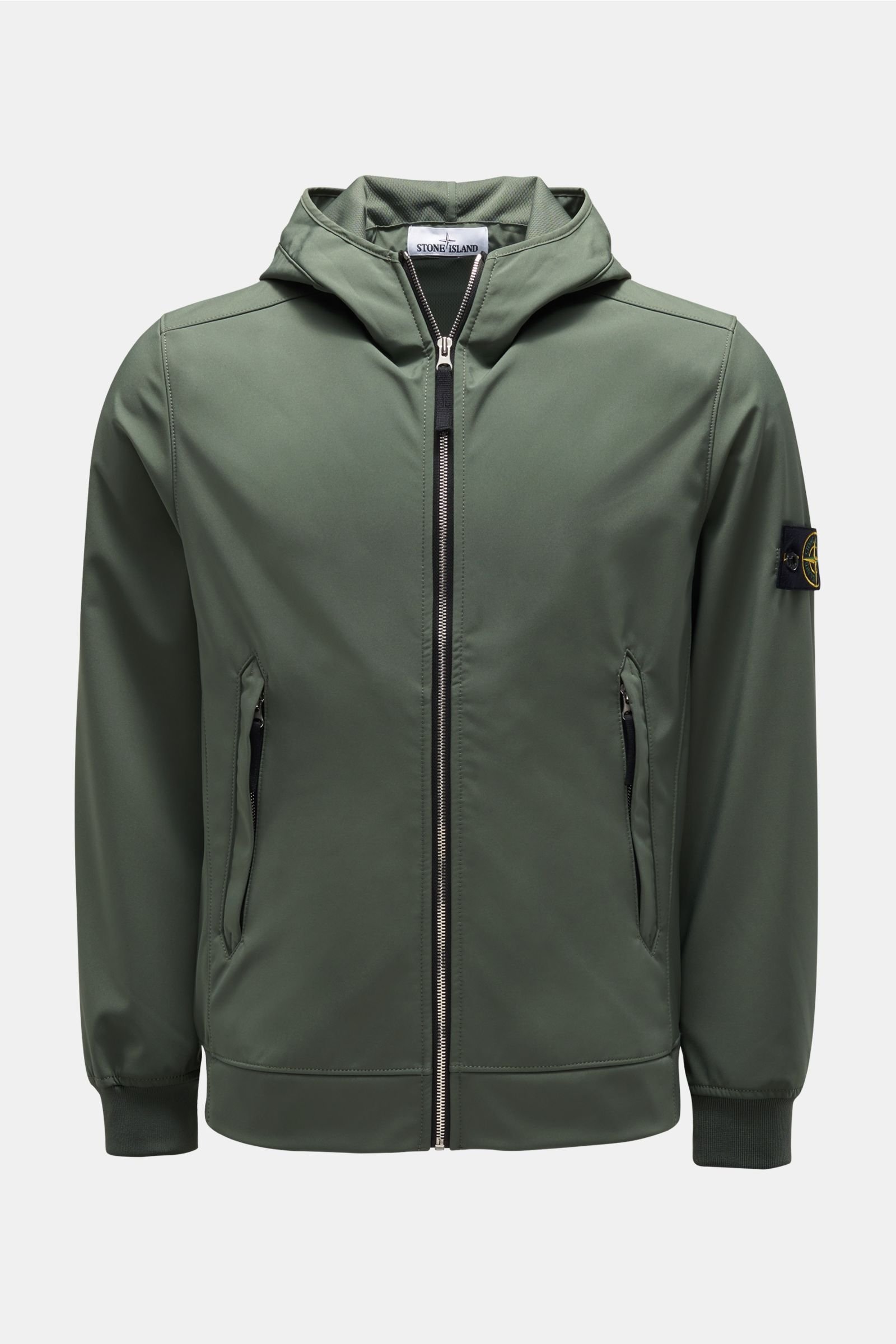 Softshell jacket 'Light Soft Shell-R' grey-green