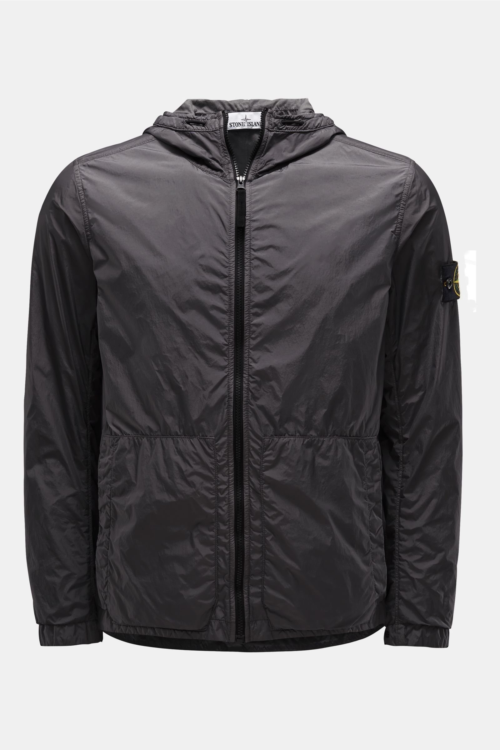Jacket 'Garment Dyed Crinkle Reps NY' dark grey