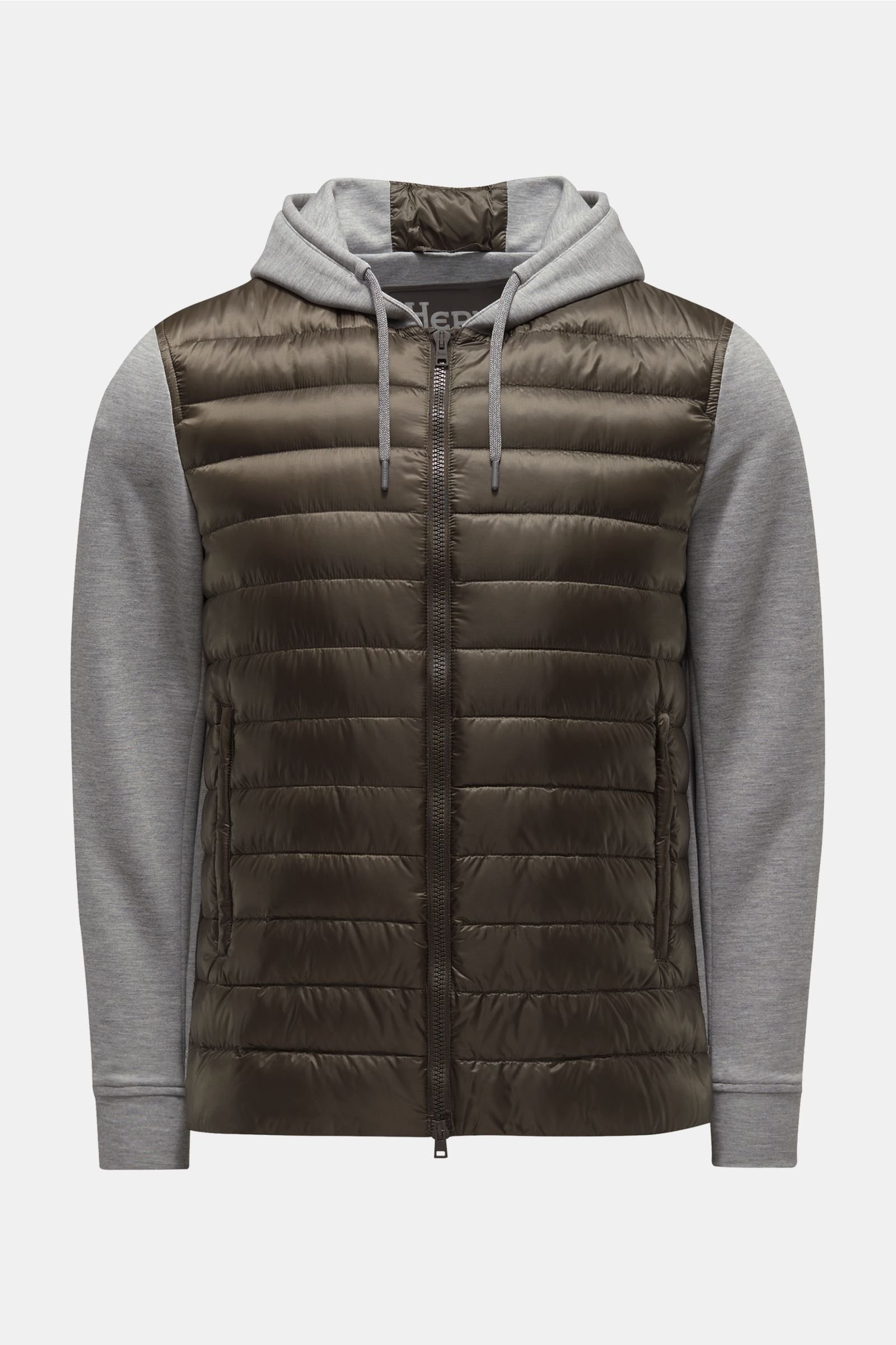 Sweat jacket olive/grey