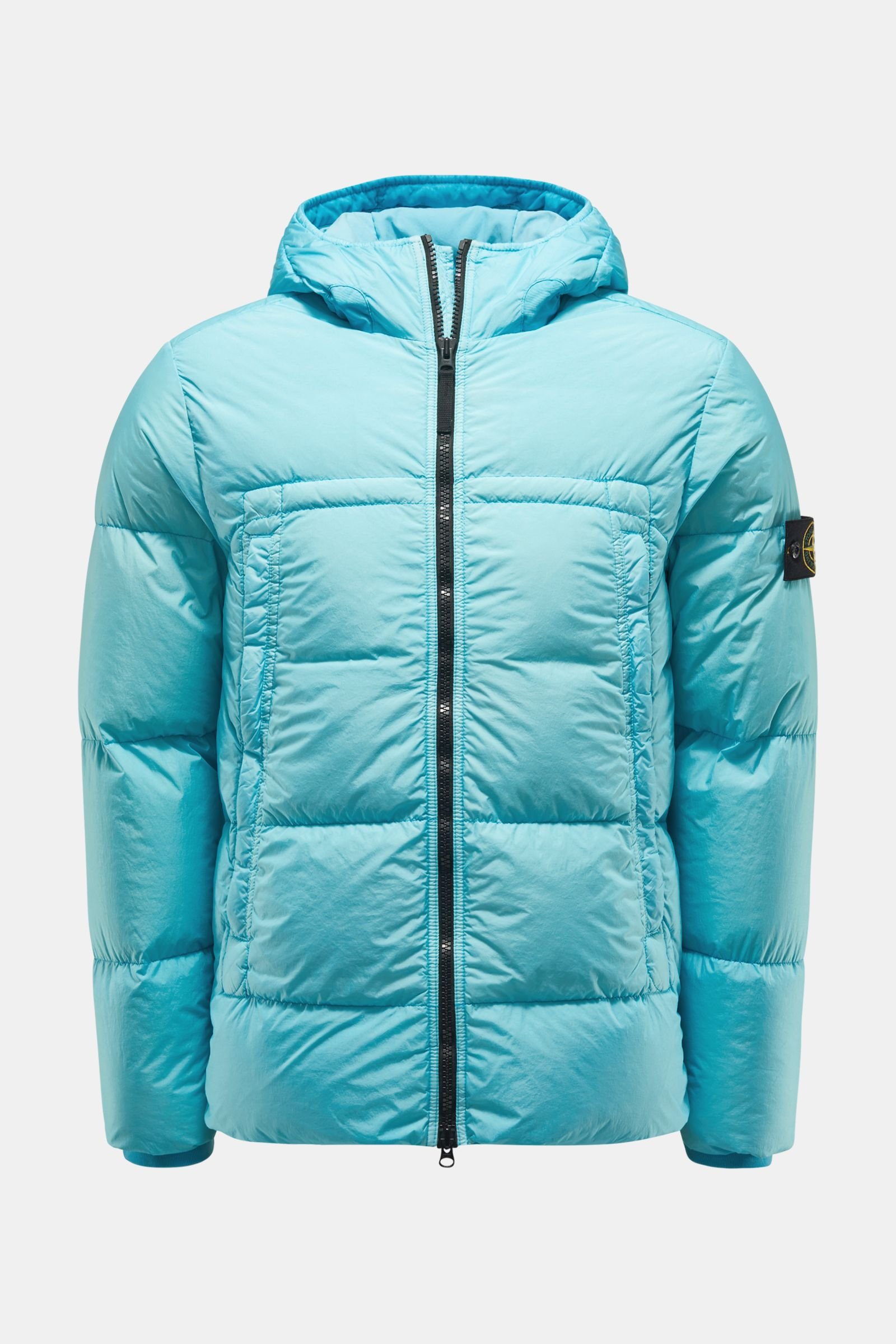 Down jacket 'Garment Dyed Crinkle Reps NY Down' turquoise