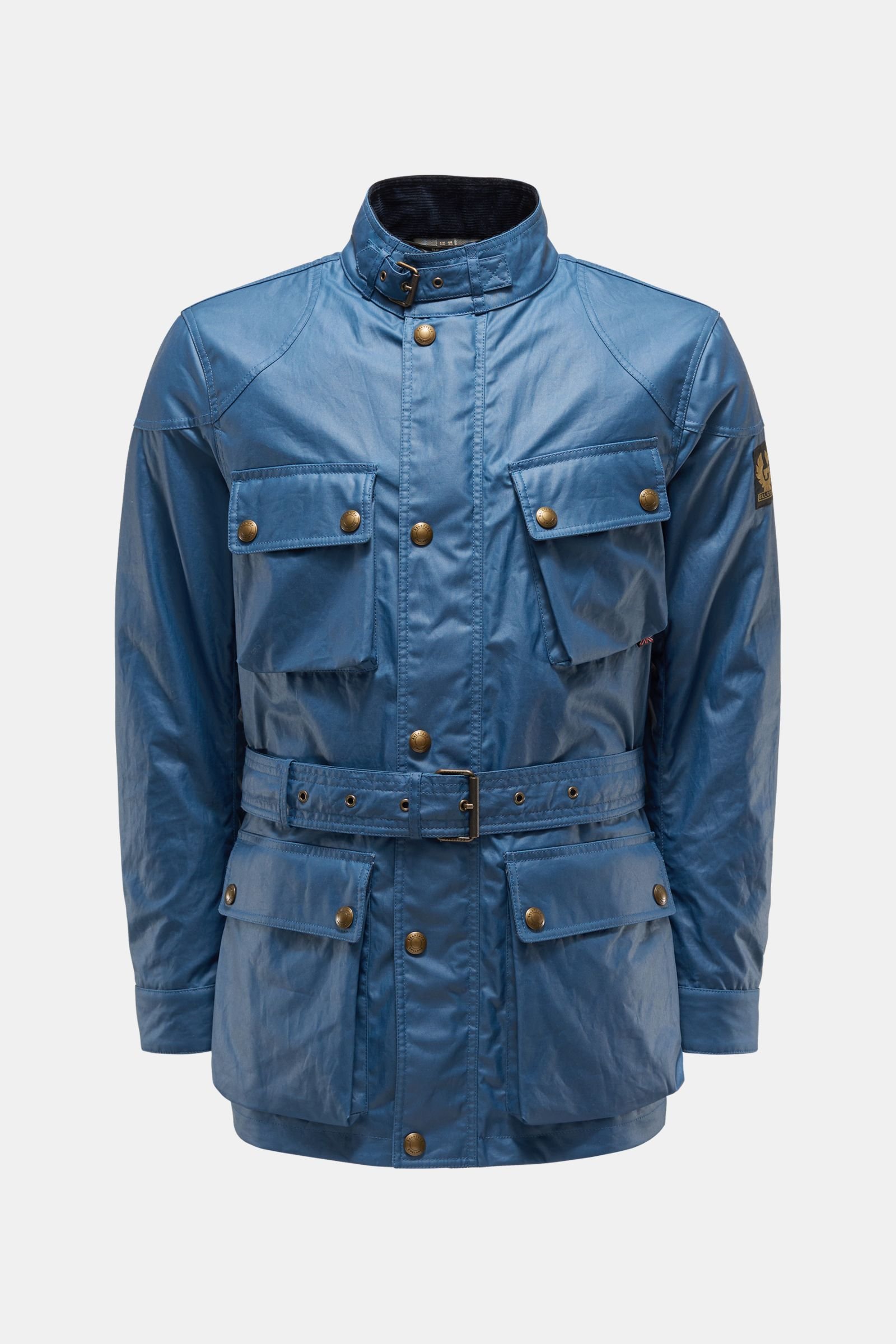 blue wax jacket