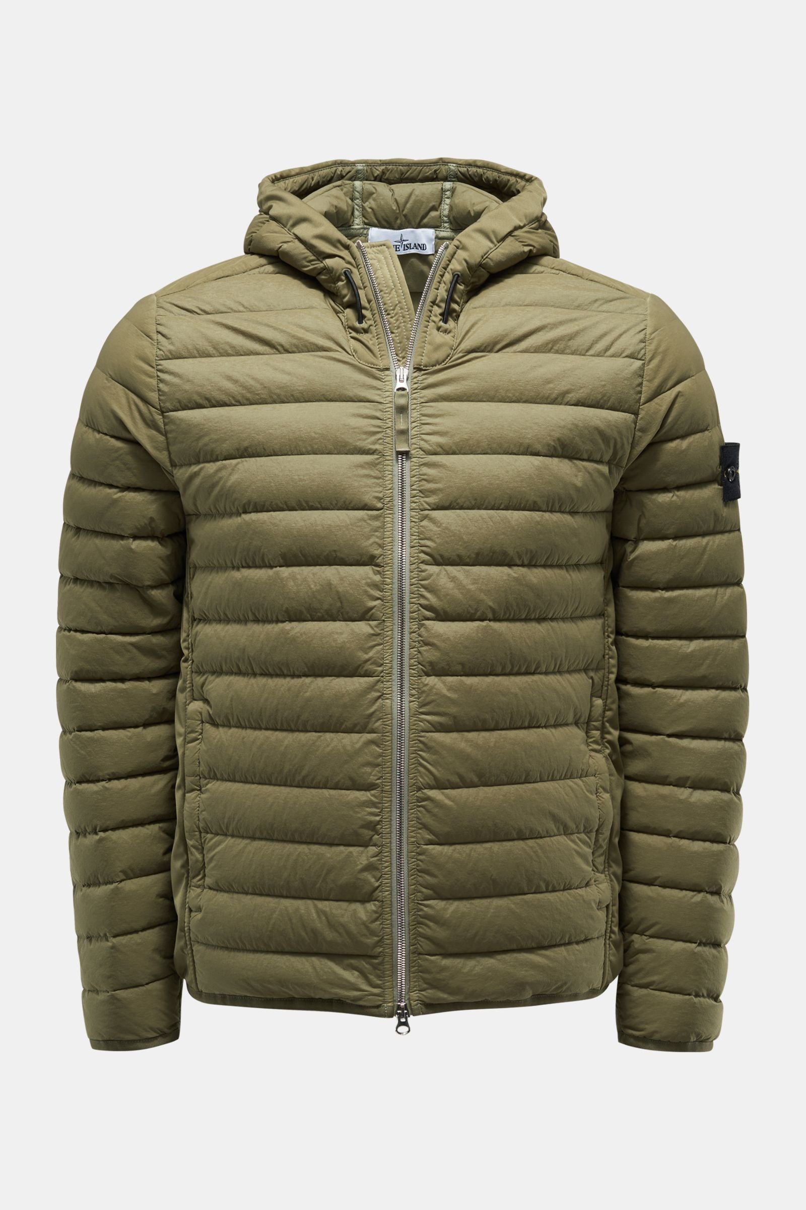 Down jacket 'Loom Woven Down Chambers Stretch Nylon-TC' olive