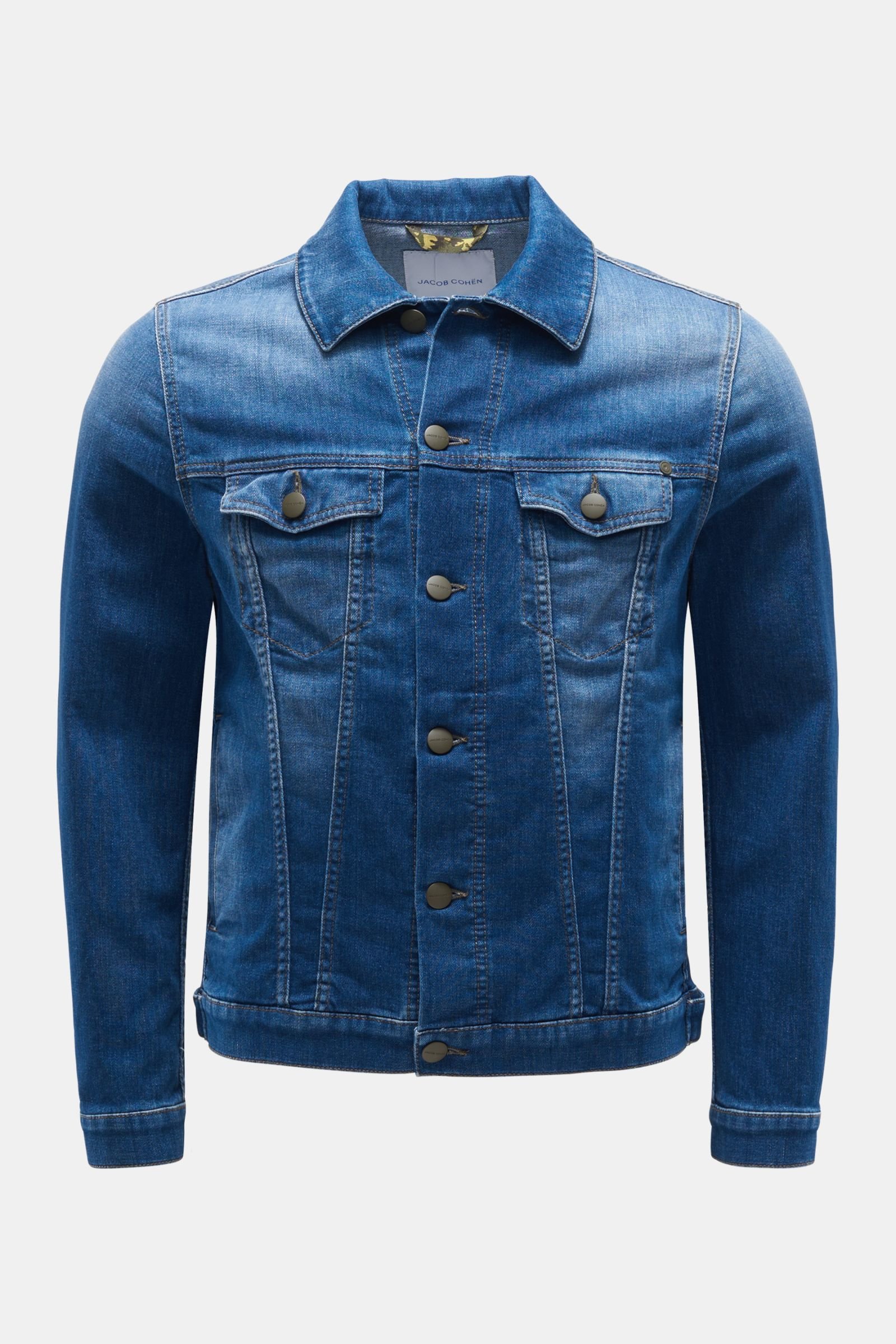 Denim jacket 'J8064 Military Comfort' blue