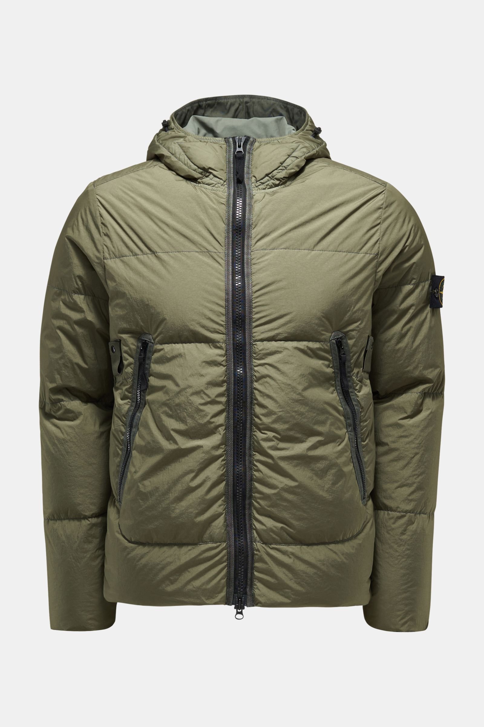 Down jacket 'Garment Dyed Crinkle Reps NY Down' olive