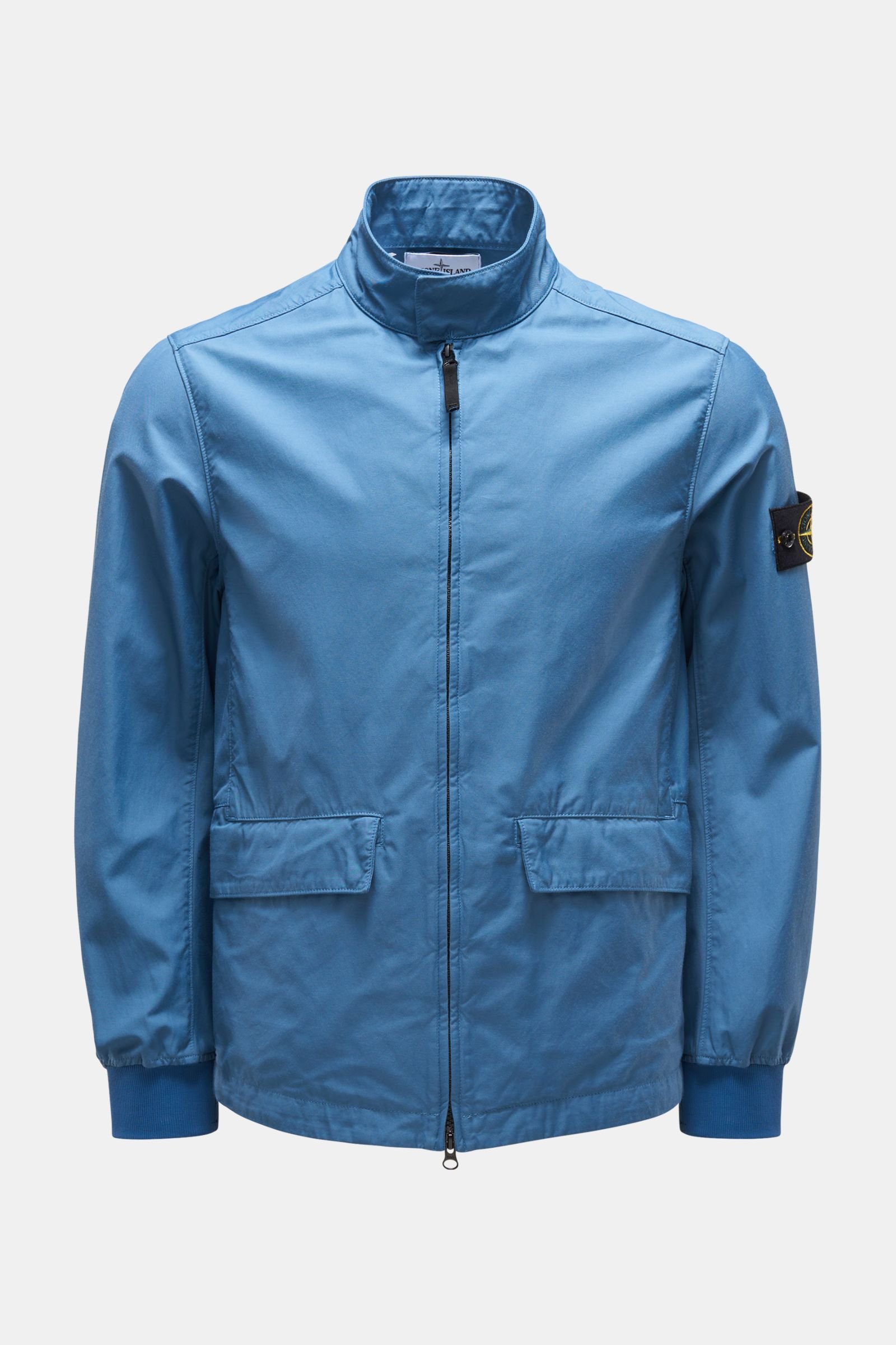 STONE ISLAND jacket 'Nylon Cotton Batavia 2/2-TC' smoky blue | BRAUN Hamburg