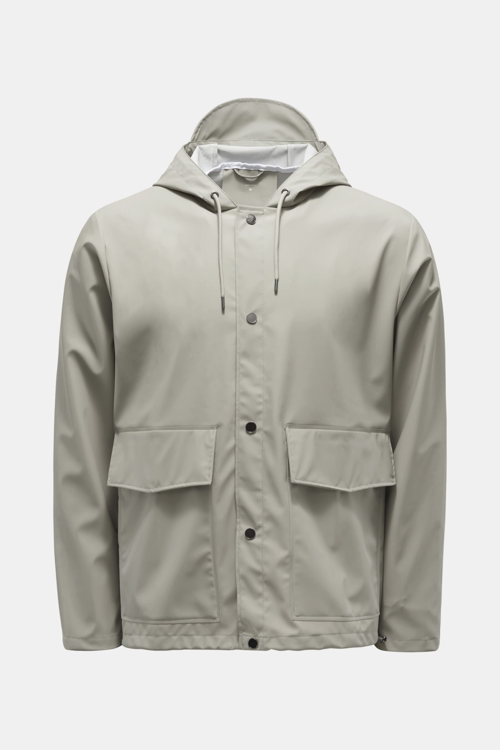 Rain jacket 'Short Hooded Coat' beige 