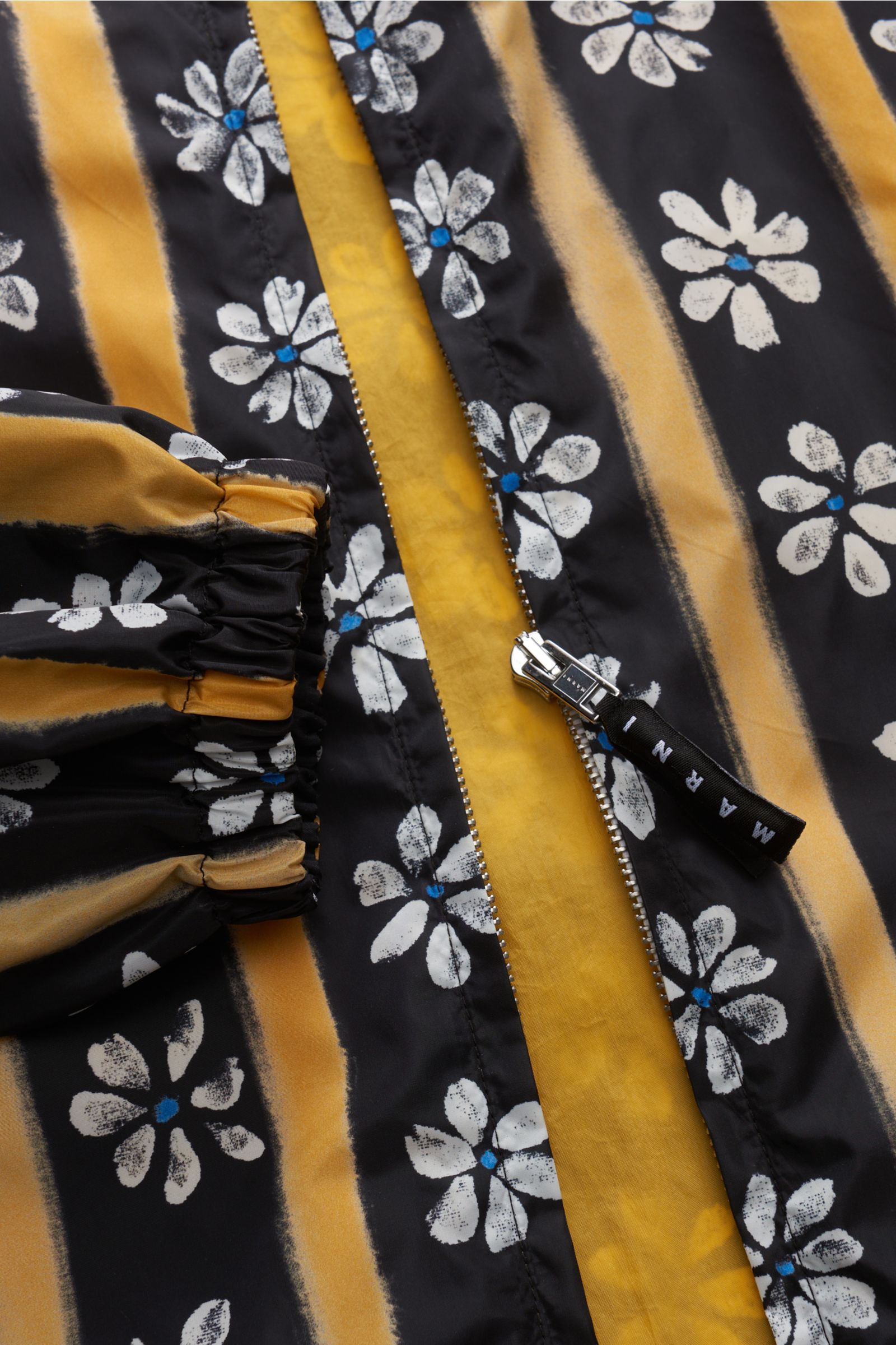 Marni Jacke schwarz/gelb gemustert