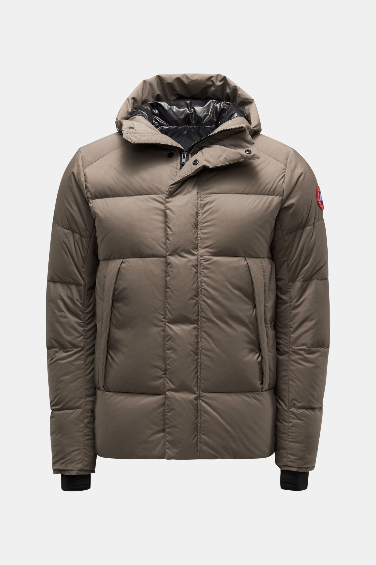 Down jacket 'Armstrong' grey-brown